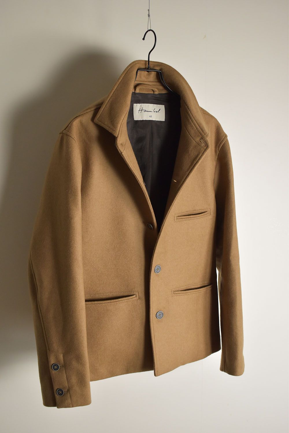 Wool Cashmere Work Jacket"Camel" / ウールカシミアワークジャケット"キャメル"