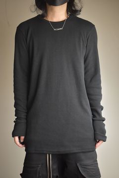 Crew Neck Top"Black" / クルーネックトップ"ブラック"