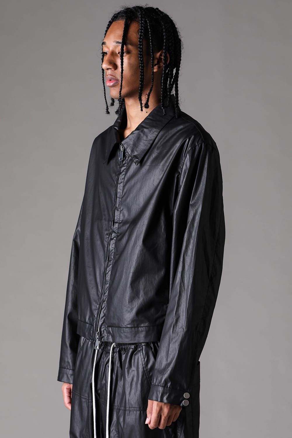 《2027SS先行予約》Short Shirts Blouson "Black / Khaki" / ショートシャツブルゾン"ブラック / カーキ"