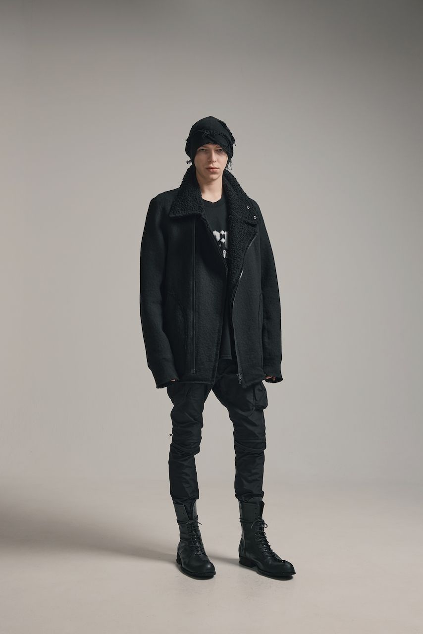 Dread Boa Zip Up Jacket"Black" / ドレッドボアジップアップジャケット"ブラック"