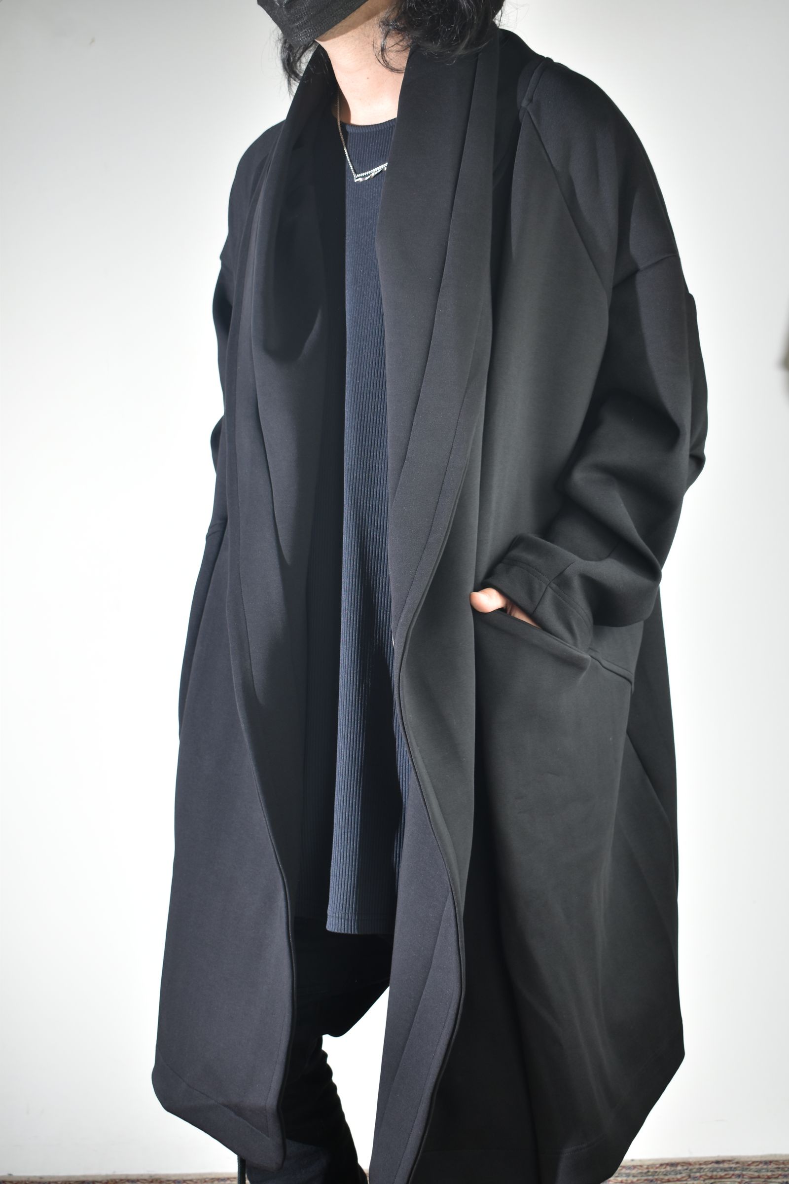 Rap Jersey Coat "Black" / ラップジャージーコート"ブラック"