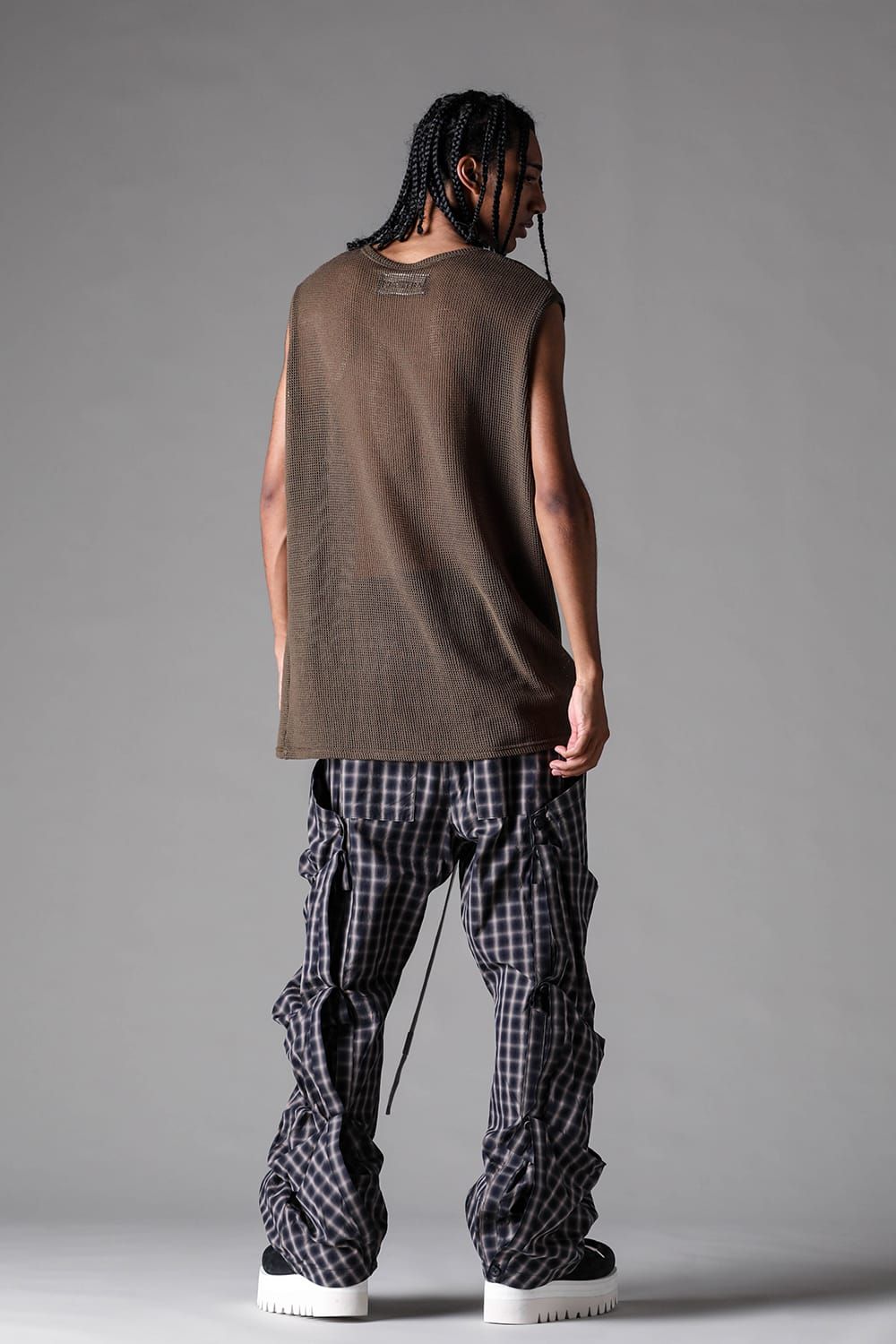 《2027SS先行予約》Mesh Tank Top "Olive" / メッシュタンクトップ "オリーブ"