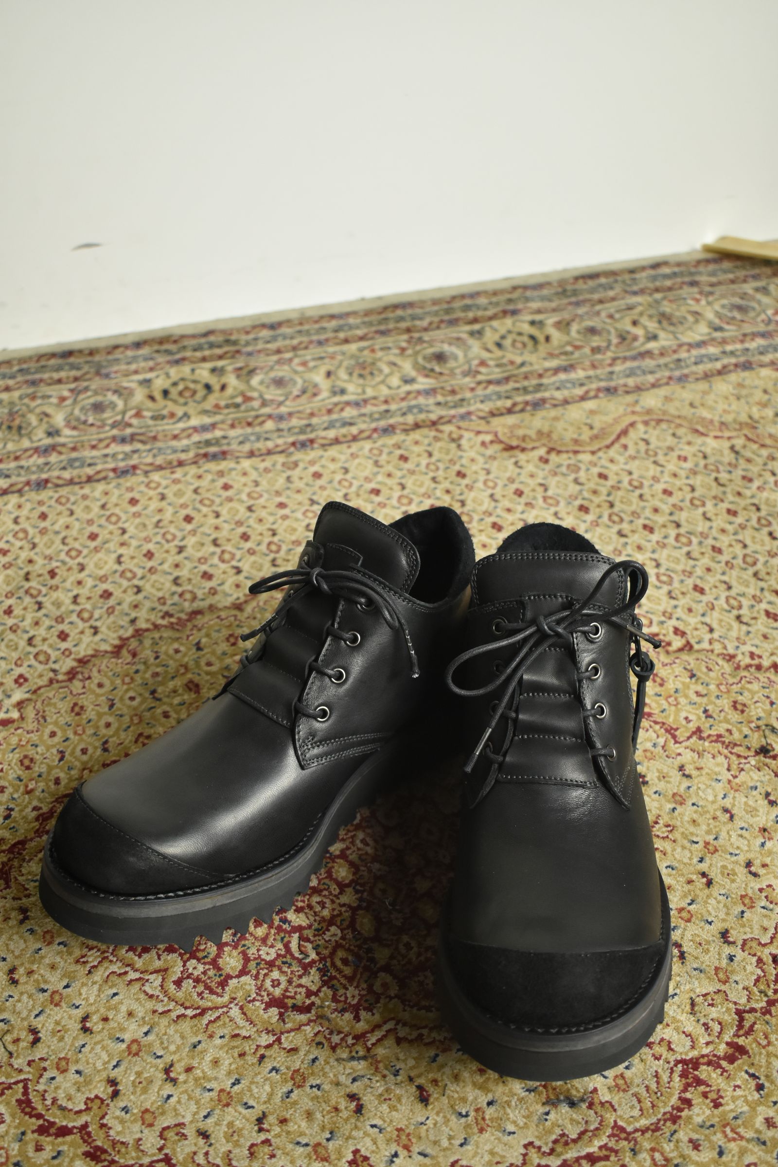 Horse Leather Derby Shoes"Black" / ホースレザーダービーシューズ"ブラック"