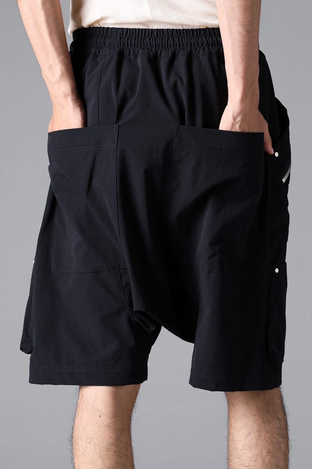 《2026SS先行予約》Stretch Nylon Cargo Shorts"Black" / ストレッチナイロンカーゴショーツ"ブラック"