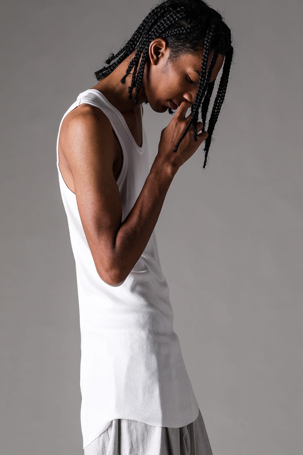 《2027SS先行予約》Regular Rib Tank Top"Ivory" / レギュラーリブタンクトップ "アイボリー"