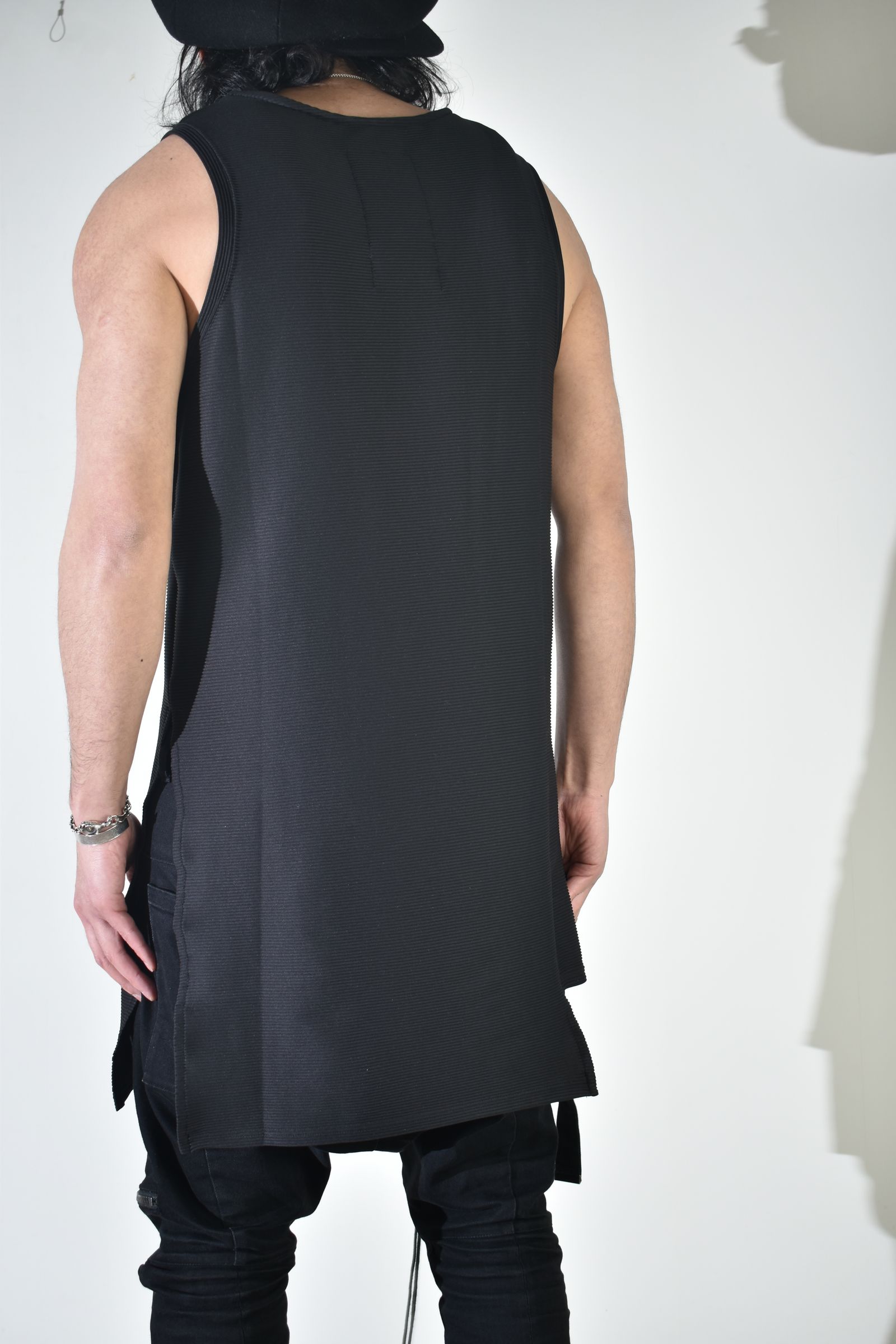 Off Set Extension Tank Top"Black" / オフセットエクステンションタンクトップ"ブラック"