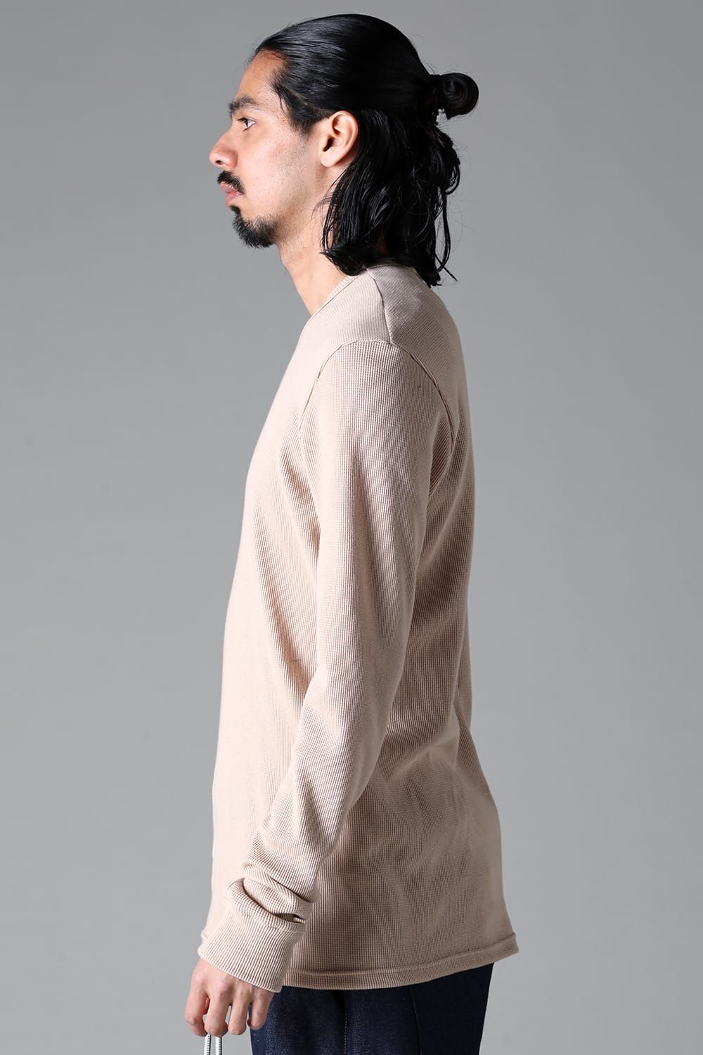 《2025AW先行予約》Crew Neck Top"Black / Beige /Khaki /Grey /D.Grey" / クルーネックトップ"ブラック/ベージュ/カーキ/グレー/ダークグレー"