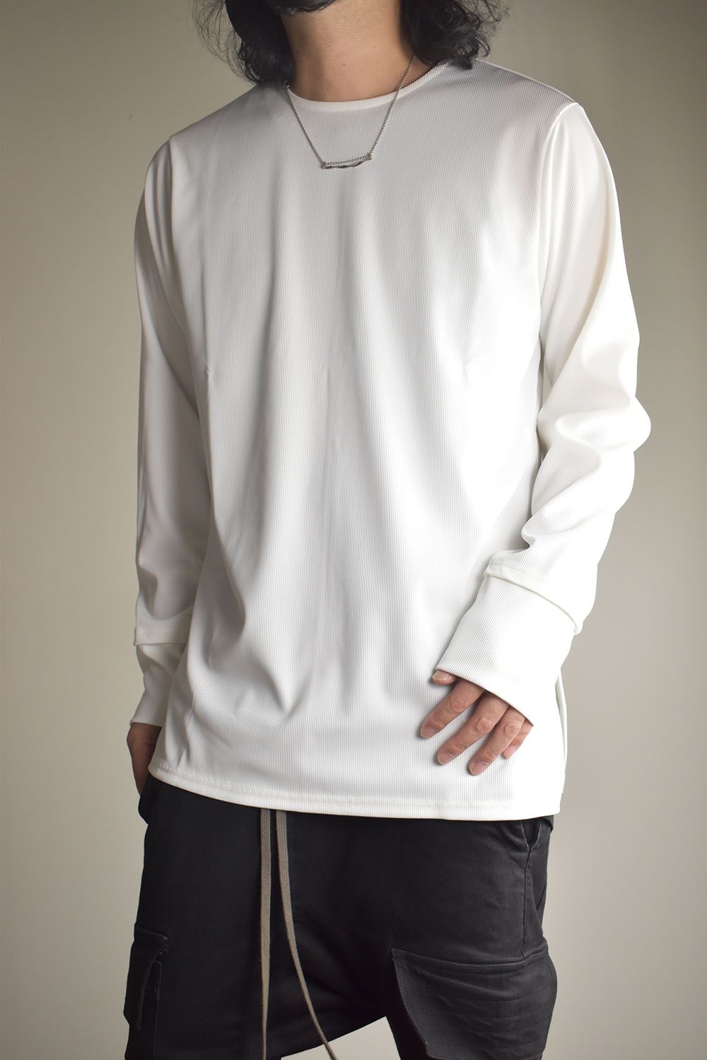 Base Layer Crew Neck "White" / ベースレイヤークルーネック"ホワイト"