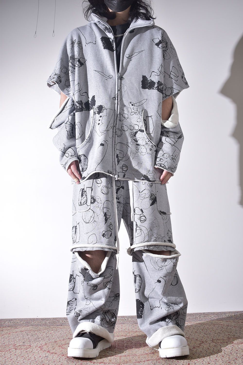 春夏のラフなスウェット