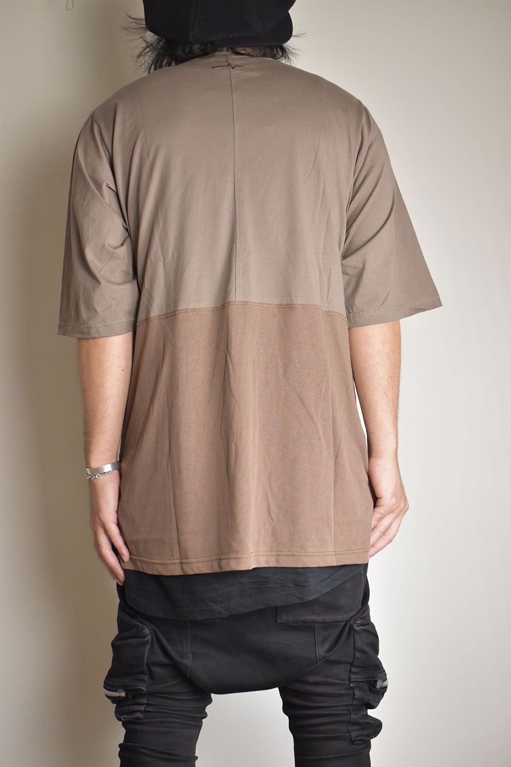 Switching Pocket Tee"Walnut" / スウィッチングポケットTee"ウォルナット"