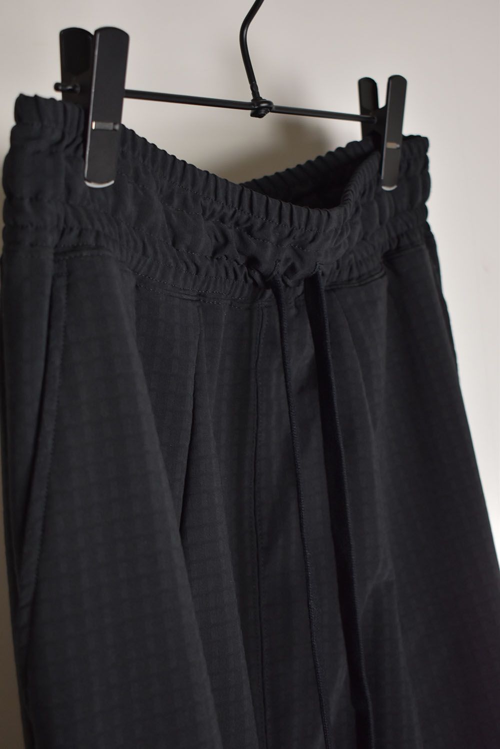 Storm Fleece Low Crotch Sarrouel Pants"Balck"/ストームフリースロークロッチサルエルパンツ"ブラック"