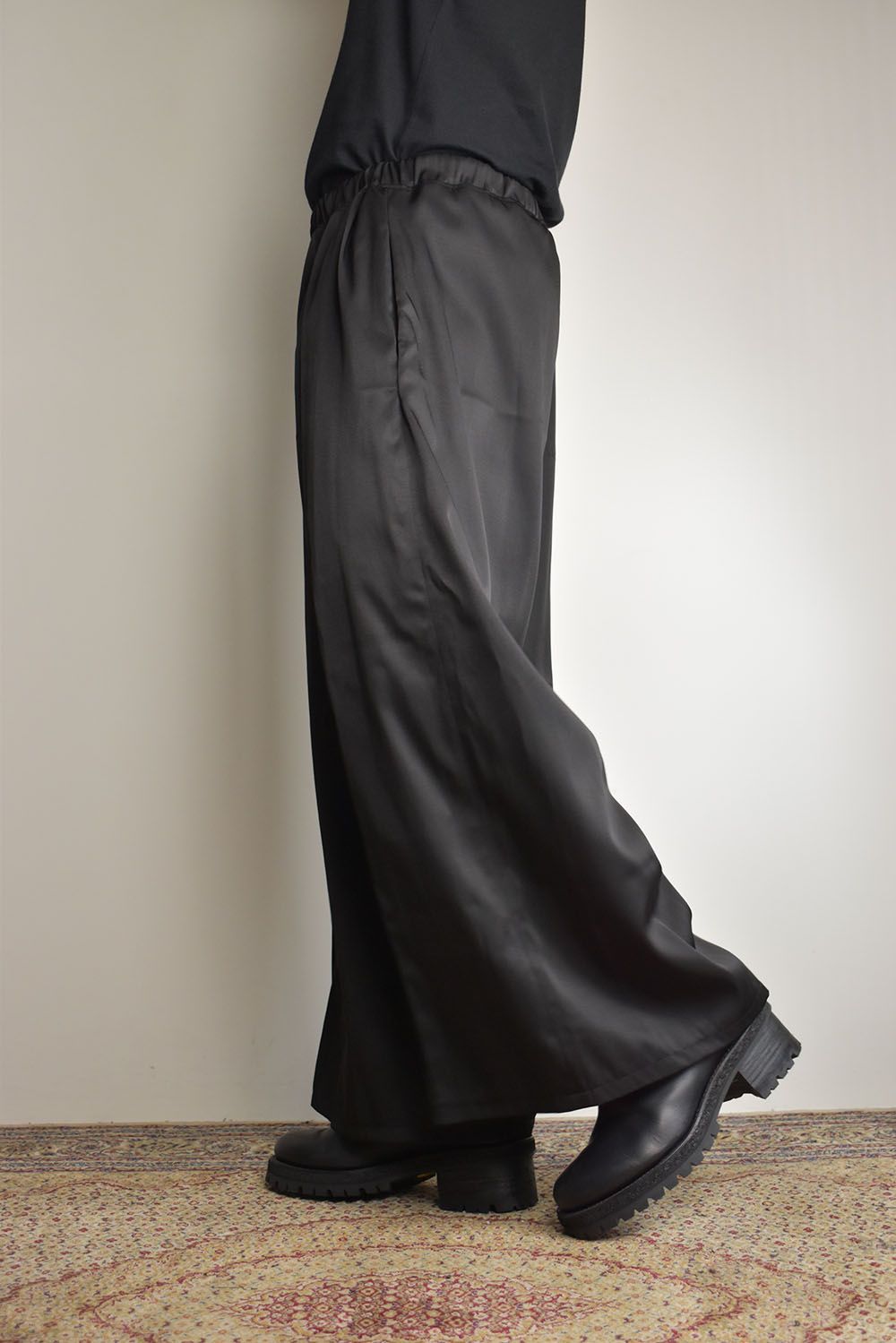 Easy Hakama Pants"Black" / イージー袴パンツ"ブラック"