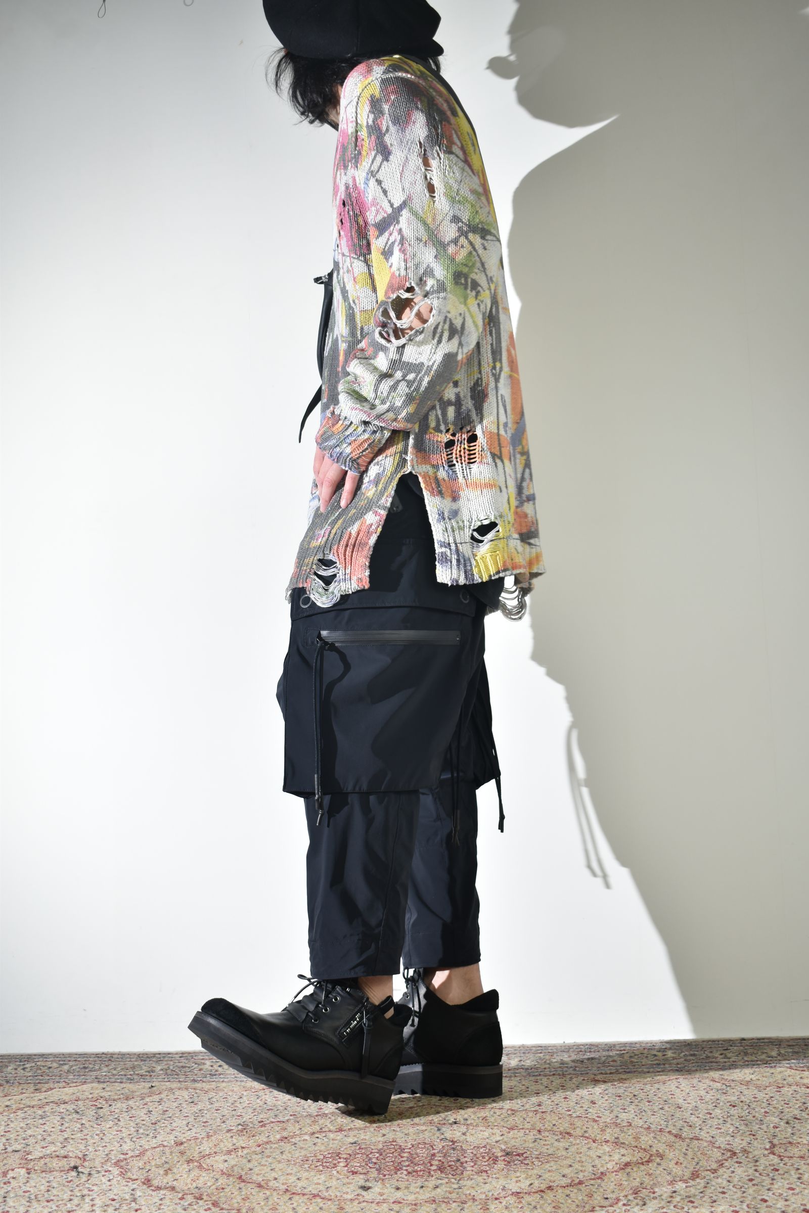 テクニカルなカーゴパンツ