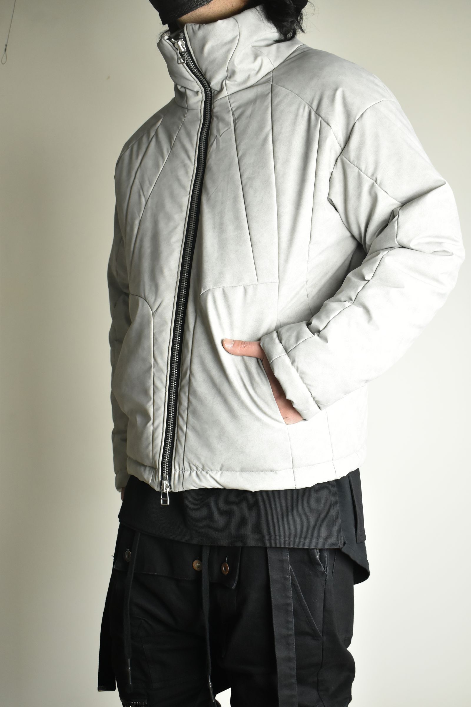 《2026AW先行予約》Padded Blouson "Smoke Black / L.Grey" / パデッドブルゾン"スモークブラック / ライトグレー"