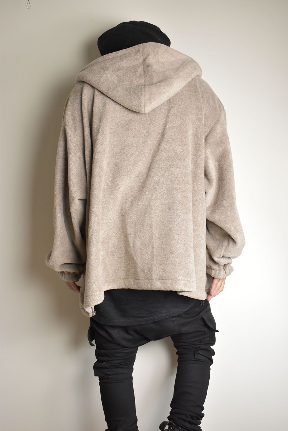 Fleece Hoodie"Beige" / フリースフーディ"ベージュ/"