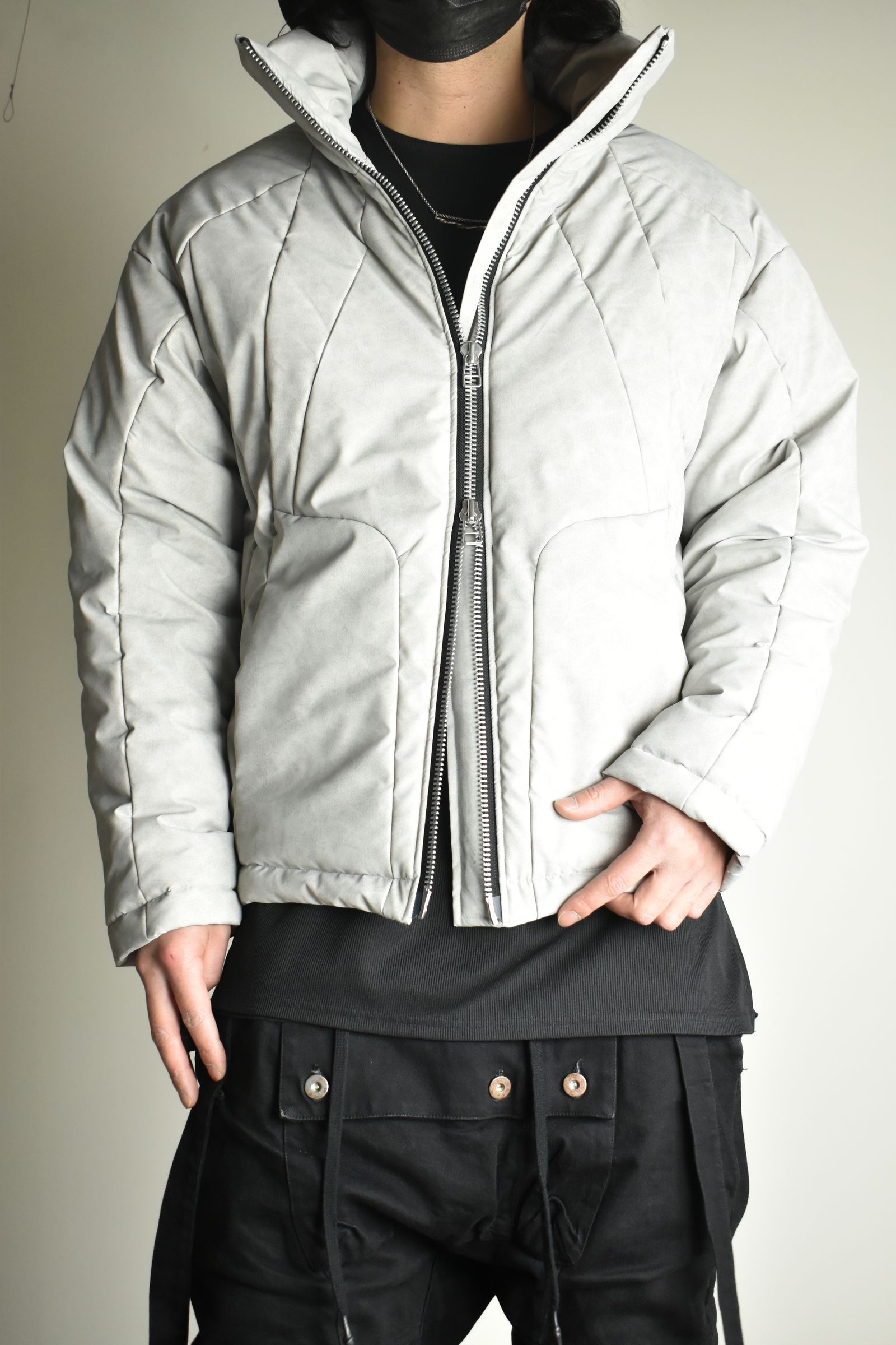 《2026AW先行予約》Padded Blouson "Smoke Black / L.Grey" / パデッドブルゾン"スモークブラック / ライトグレー"