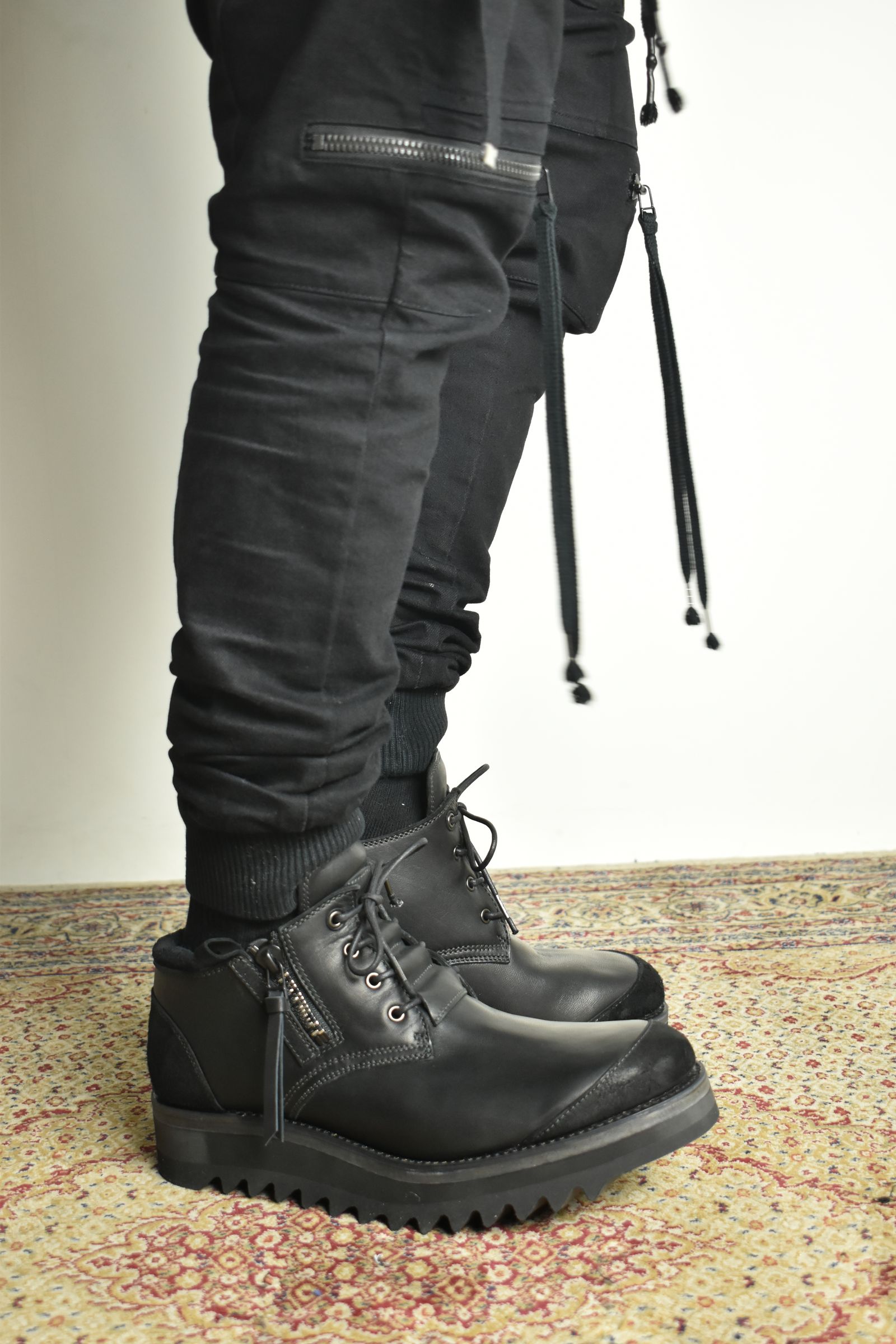 Horse Leather Derby Shoes"Black" / ホースレザーダービーシューズ"ブラック"