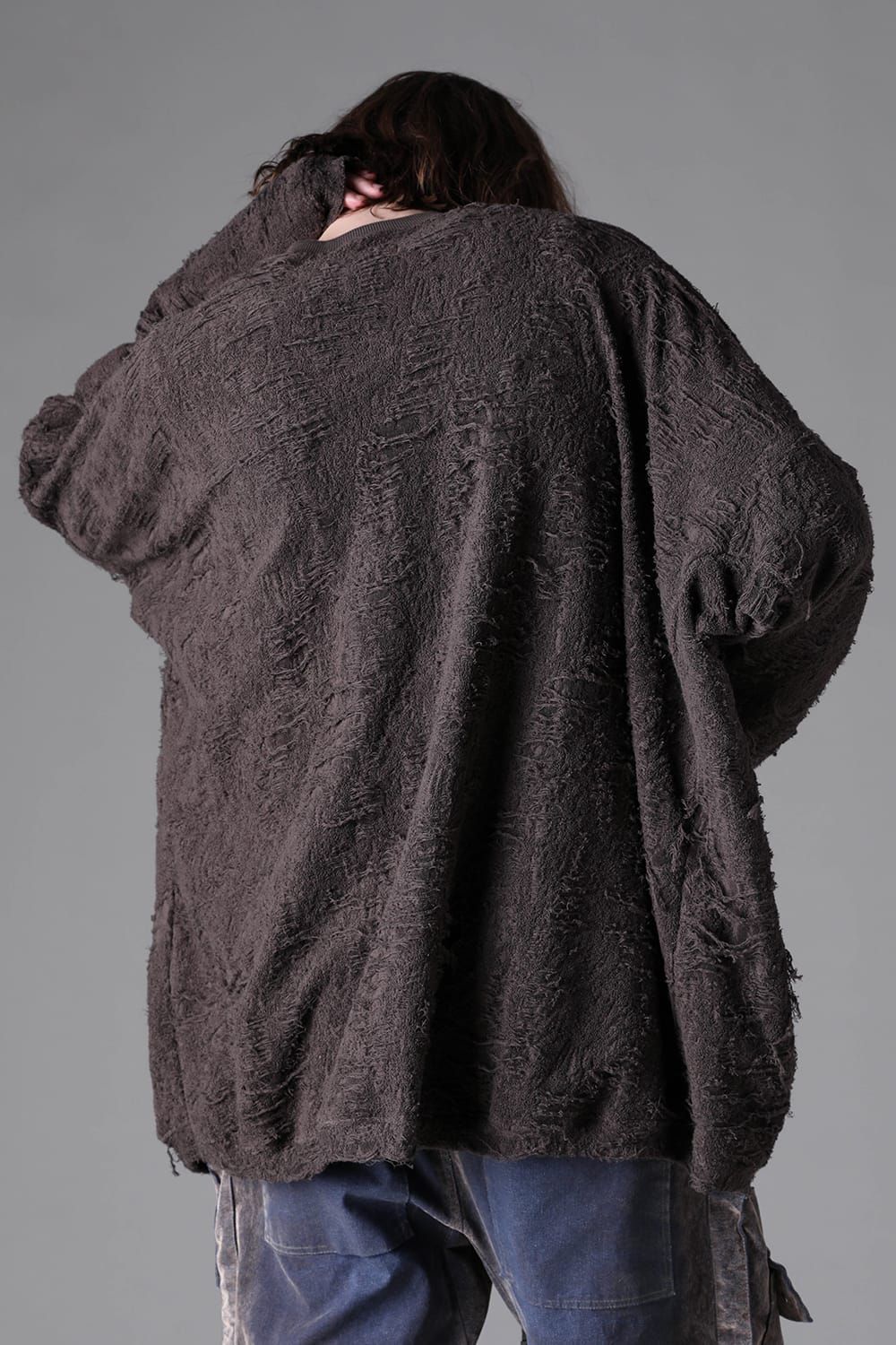 《2026AW先行予約》Extreme Over Sized Pullover"Black / Khaki" / エクストリームオーバーサイズプルオーバー"ブラック/カーキ"