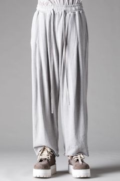 《2027SS先行予約》Sumi Dyed Tuck Wide Pants"L.Grey / D.Grey" / 墨染タックワイドパンツ"ライトグレー / ダークグレー"