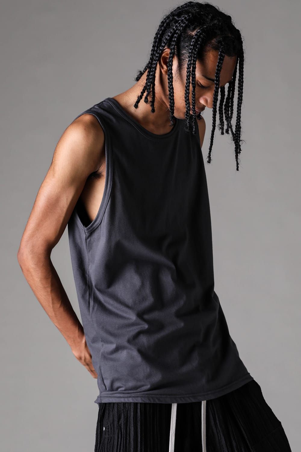 《2027SS先行予約》Regular  Tank Top"Black / Ivory / Grey / Greige" / レギュラータンクトップ "ブラック / アイボリー /グレー / グレージュ"