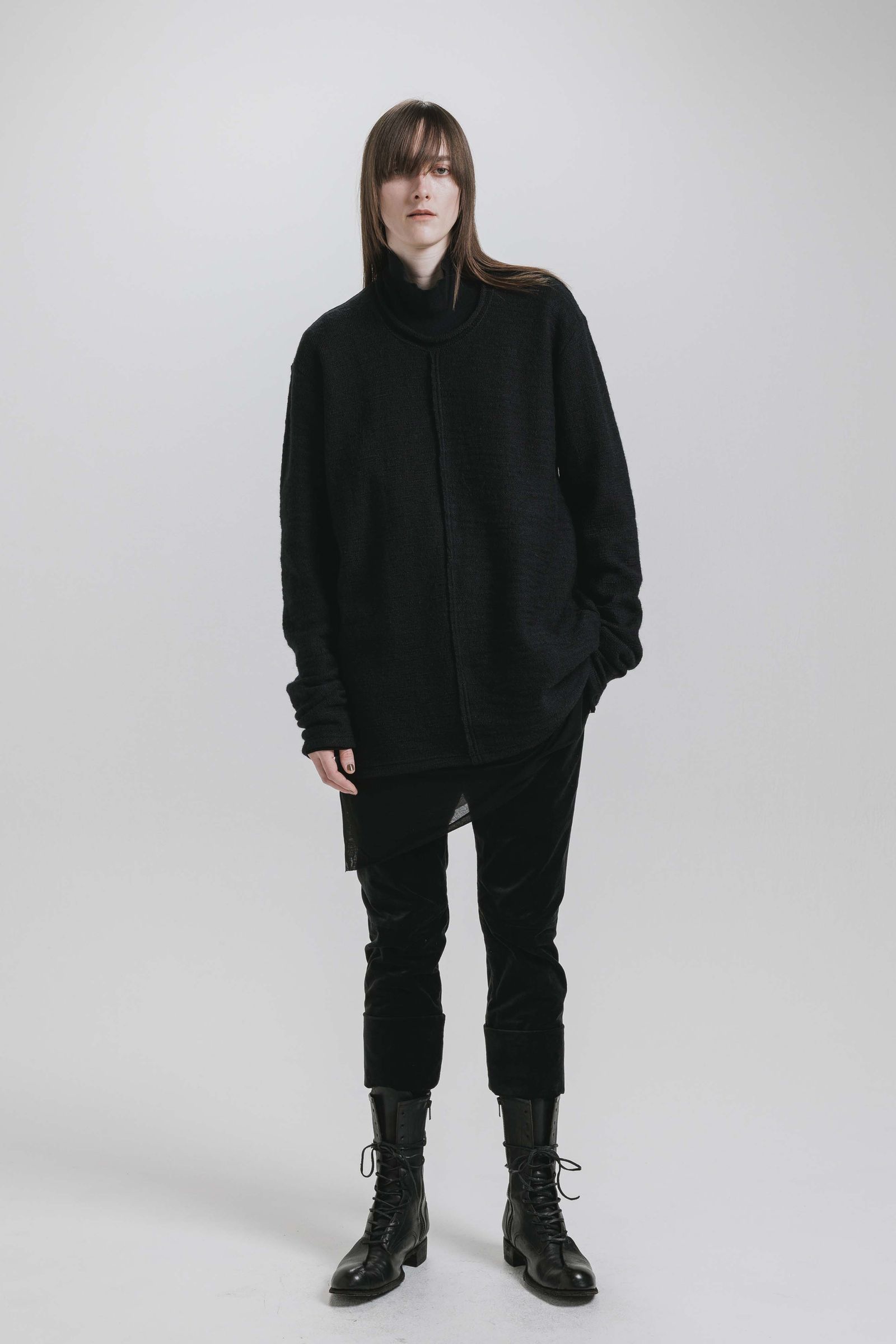 Layerd Long Sleeve Tee Shirt"Black" / レイヤードロングスリーブTeeシャツ"ブラック"