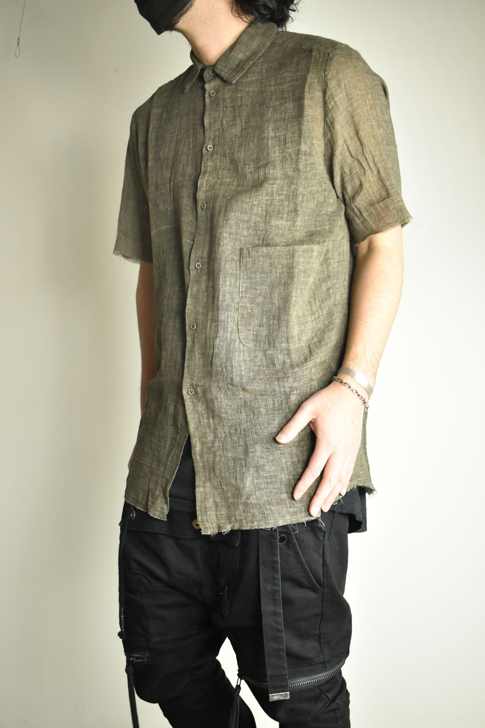 Short Sleeve Shirts"Charcoal Brown" / ショートスリーブシャツ"チャコールブラウン"