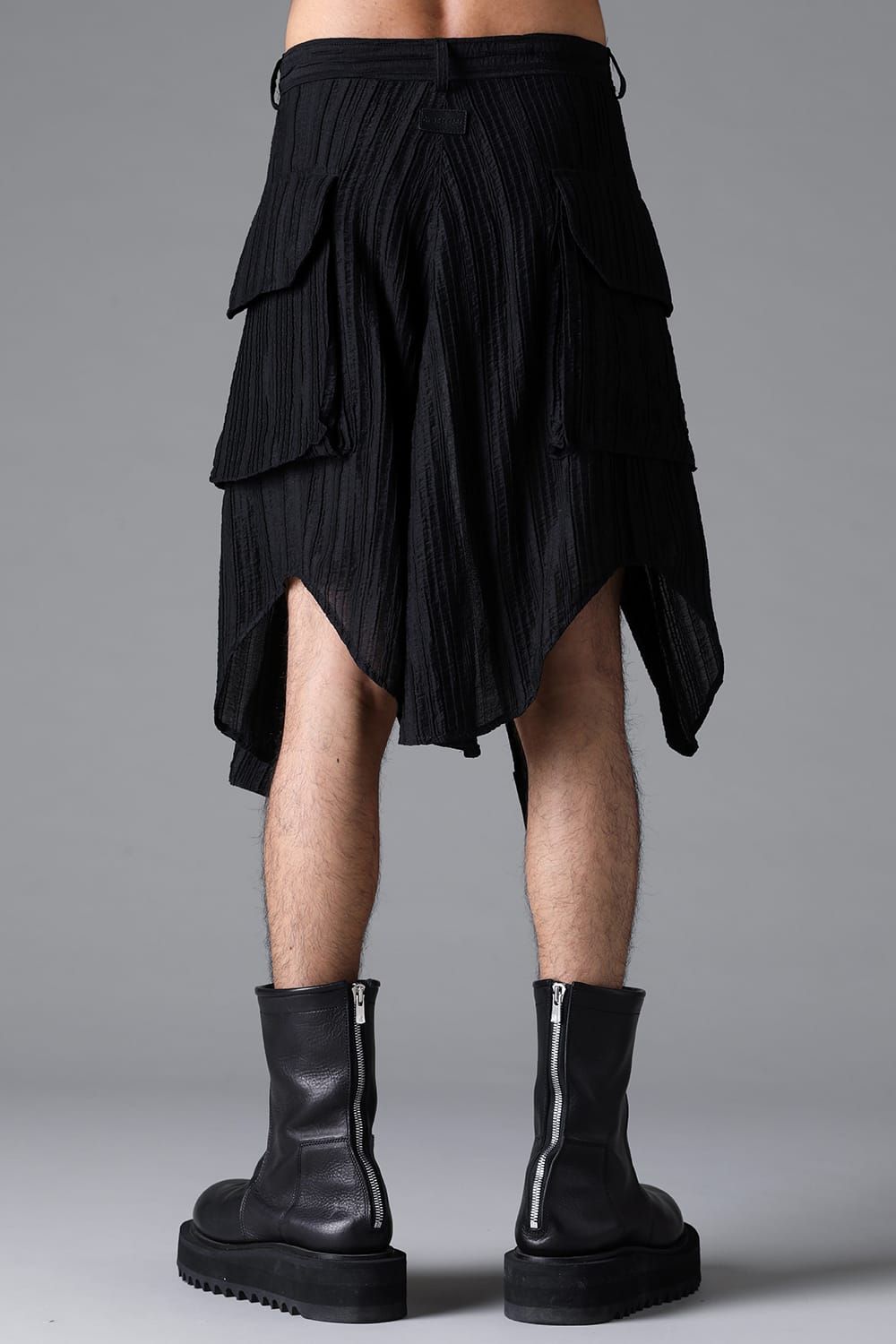 《2026SS先行予約》Sleeve Wrap Skirt"Black / Sand" /スリーブラップスカート"ブラック/サンド"