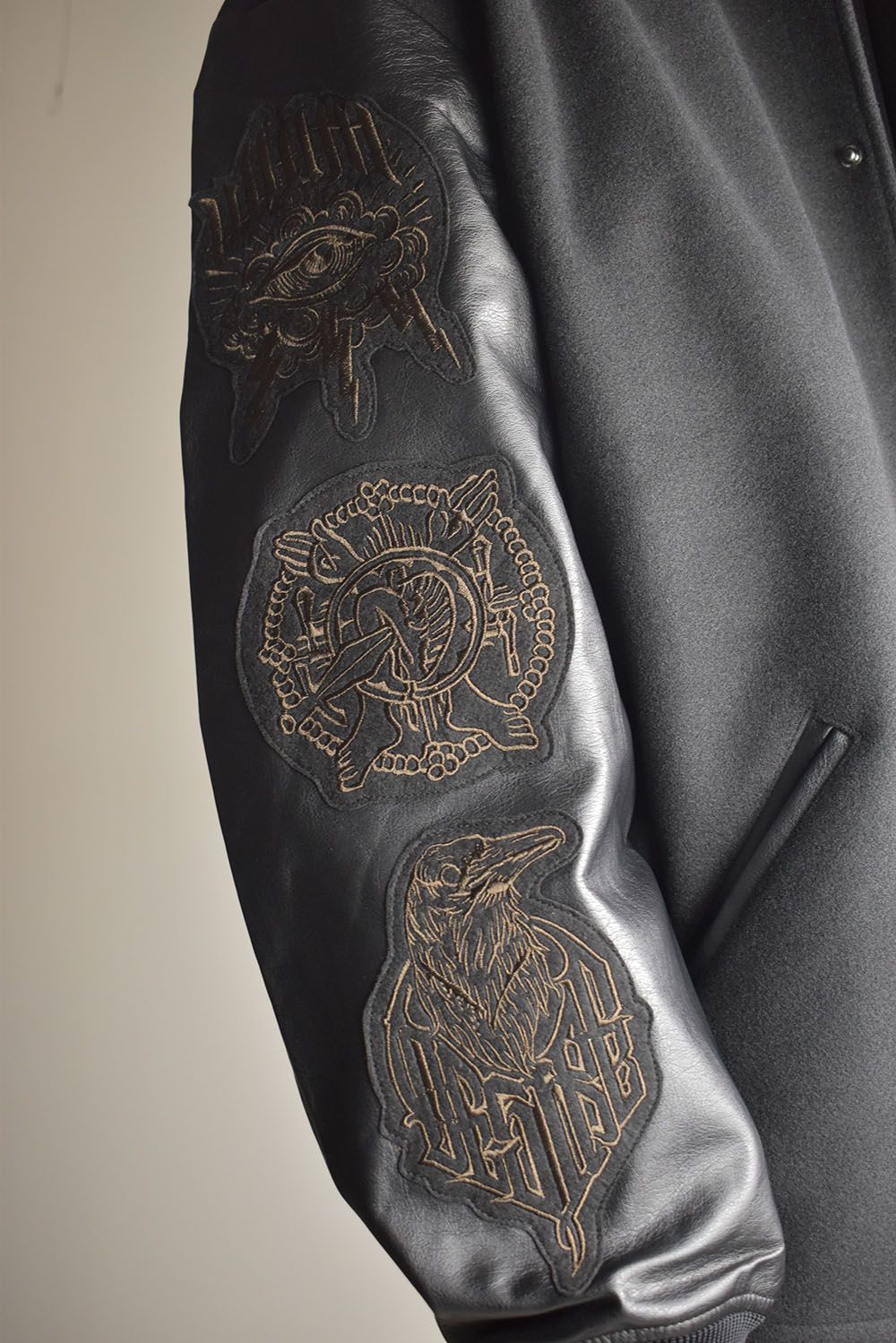 Heavy Melton Coach Jacket"Black" / ヘビーメルトンコーチジャケット"ブラック"