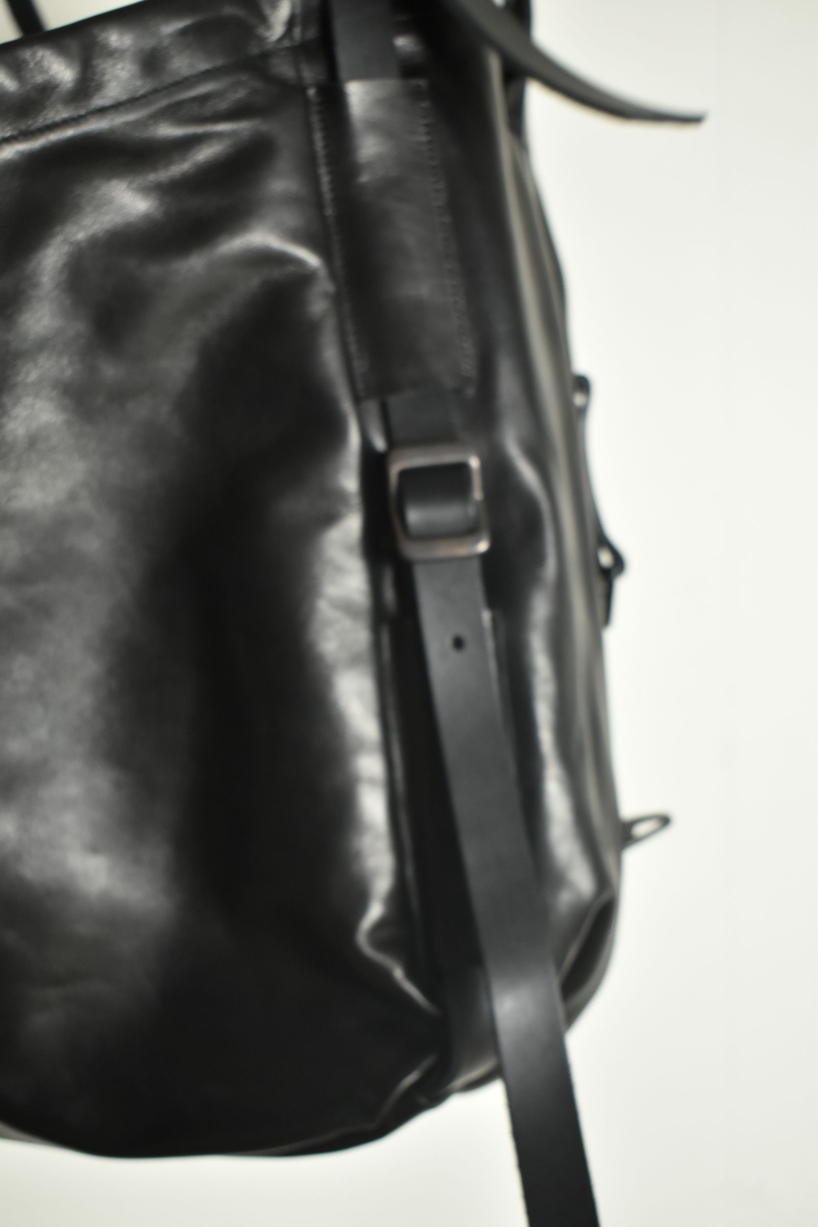 Horse Leather Shoulder Bag"Black" / ホースレザーショルダーバッグ"ブラック"