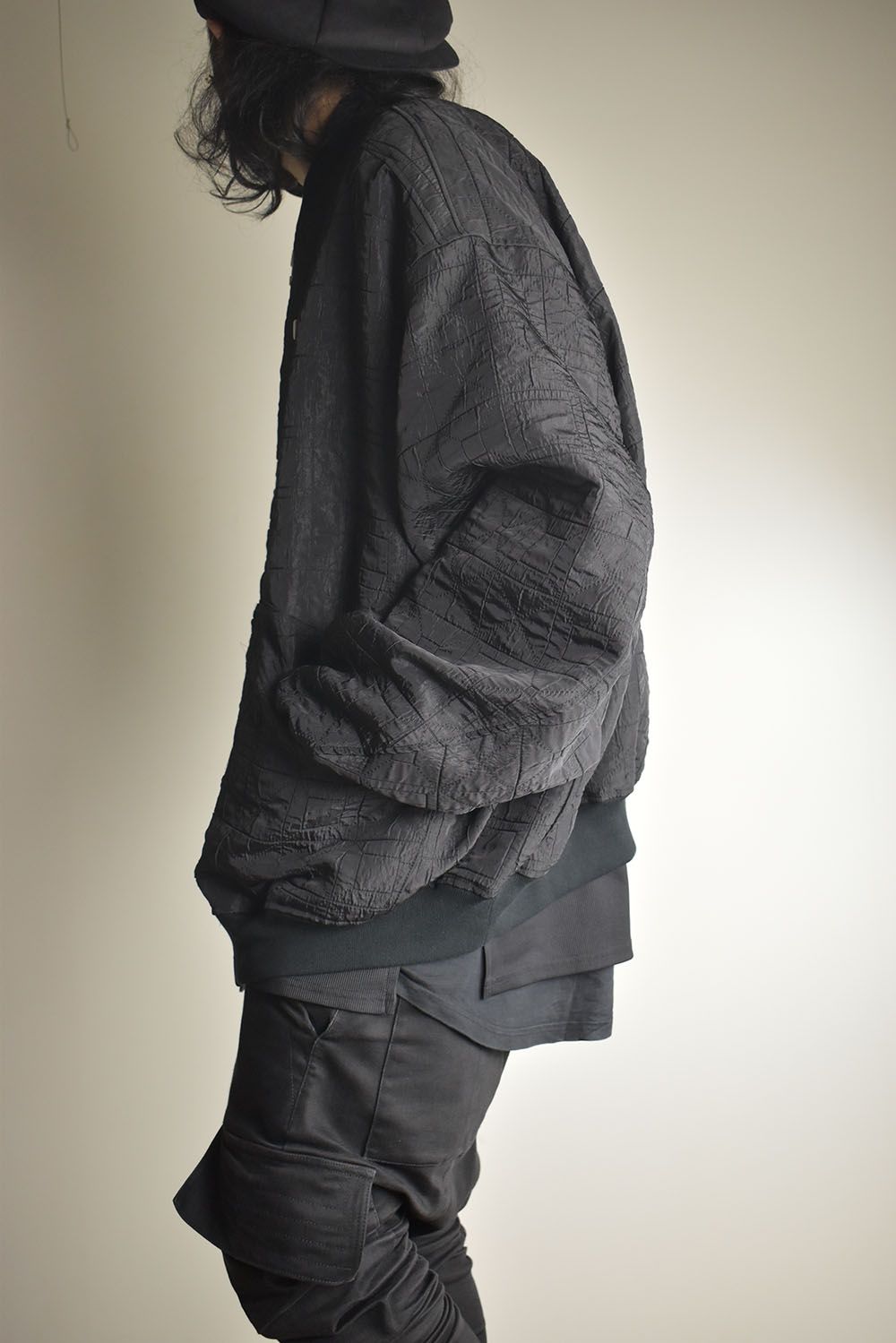 Geometry Jumbo MA-1 Blouson"Black" / ジオメトリージャンボMA-1ブルゾン"ブラック"