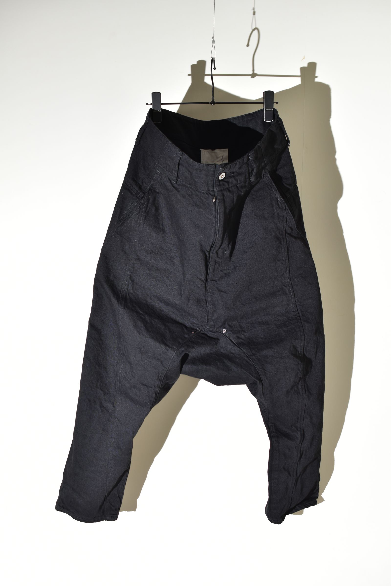 Sarrouel Denim Pants "Black" / サルエルデニムパンツ "ブラック"