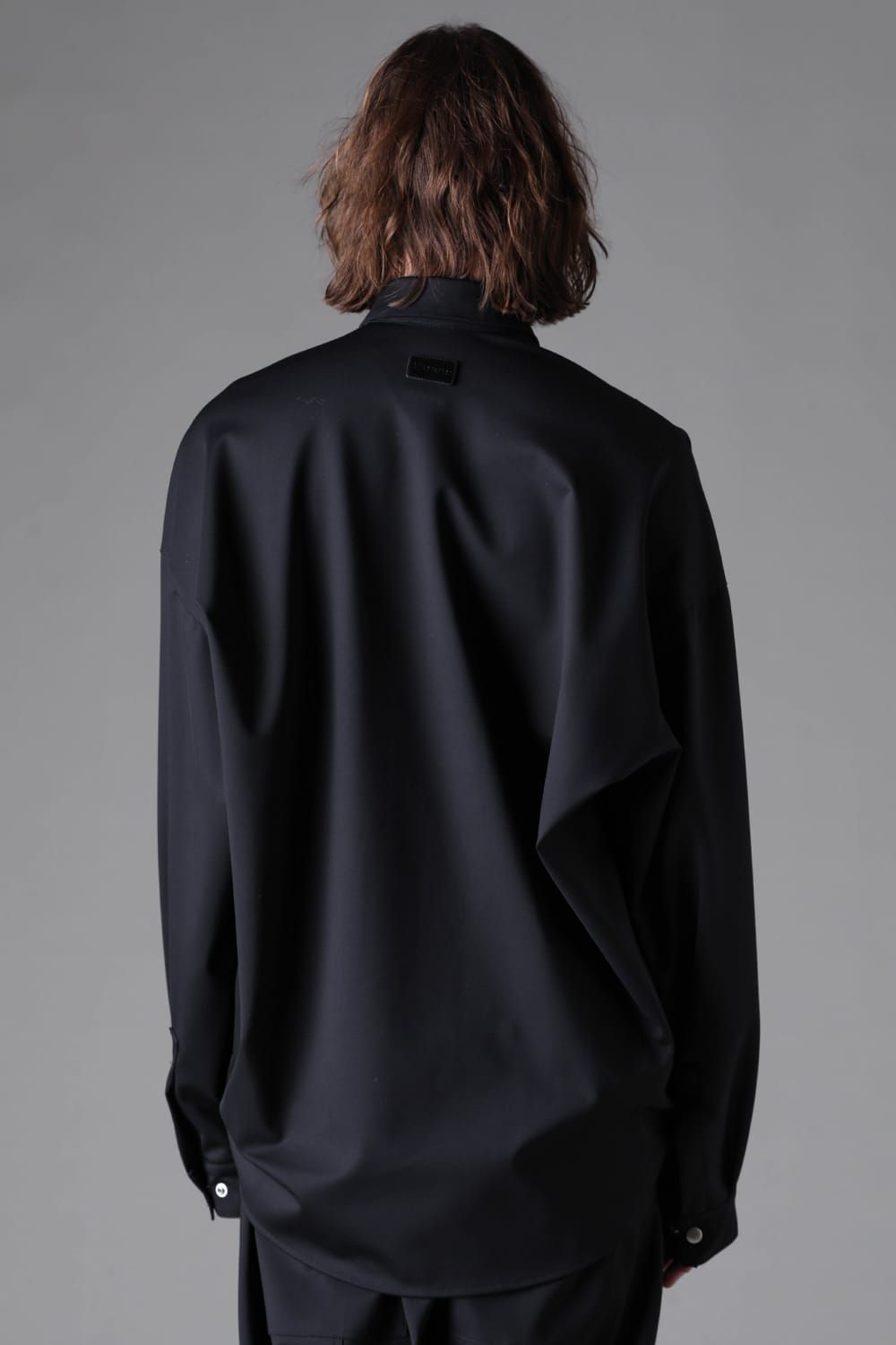 《2026AW先行予約》Technical Nylon Cocoon Shirts"Black" / テクニカルナイロンコクーンシャツ"ブラック"