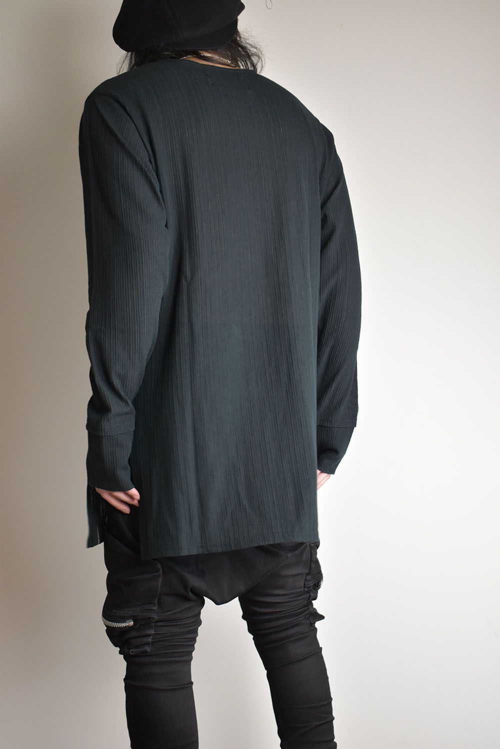 Base Layer Round Neck"Black"/ベースレイヤーラウンドネック"ブラック"