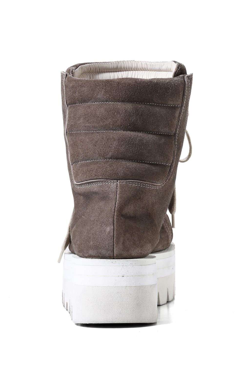 《2027SS先行予約分》 Fat Laces Leather Sneaker Boots "All Black / Black × White / Brown × White"  / ファットレースレザースニーカーブーツ"オールブラック / ブラック×ホワイト /ブラウン×ホワイト"