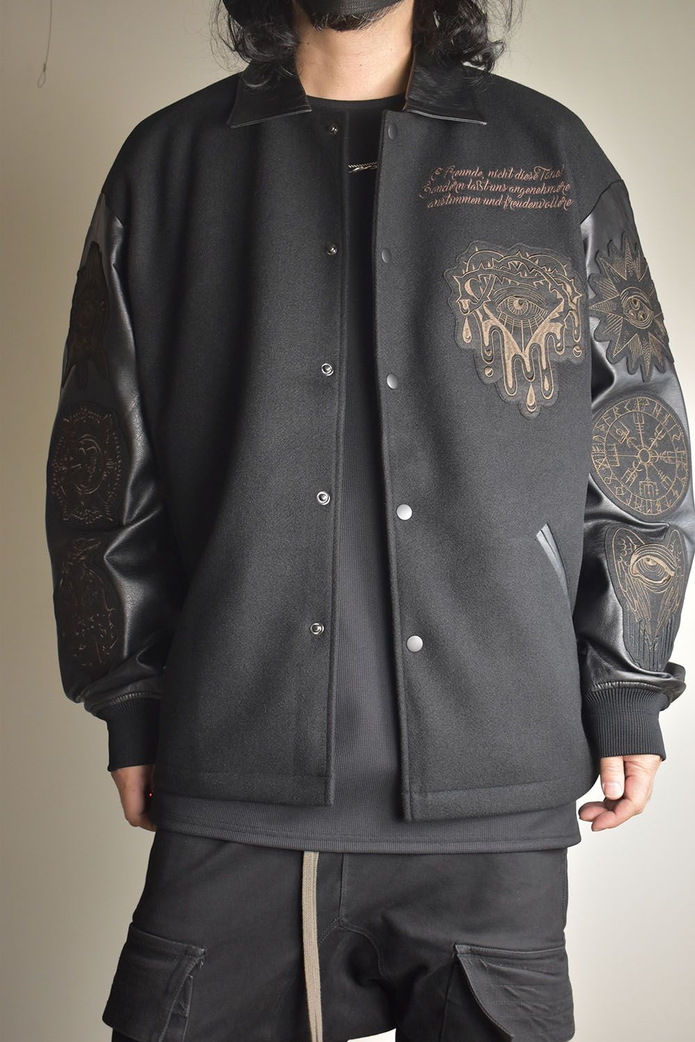 Heavy Melton Coach Jacket"Black" / ヘビーメルトンコーチジャケット"ブラック"
