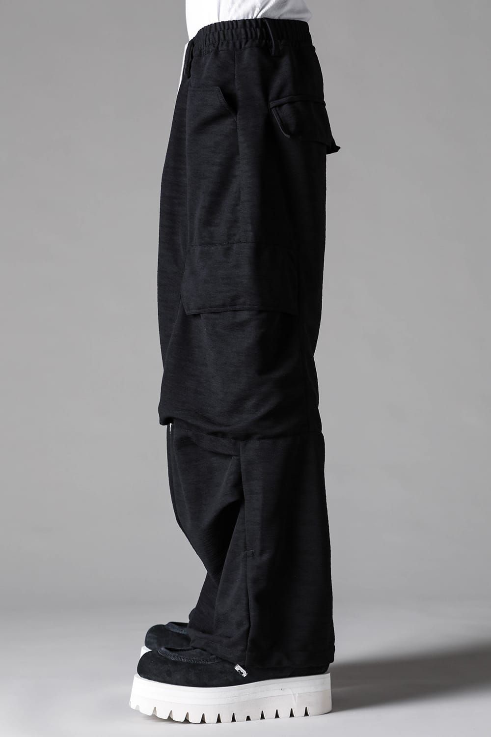 《2027SS先行予約》Cargo Wide Pants"Black / Khaki" / カーゴワイドパンツ"ブラック / カーキ"