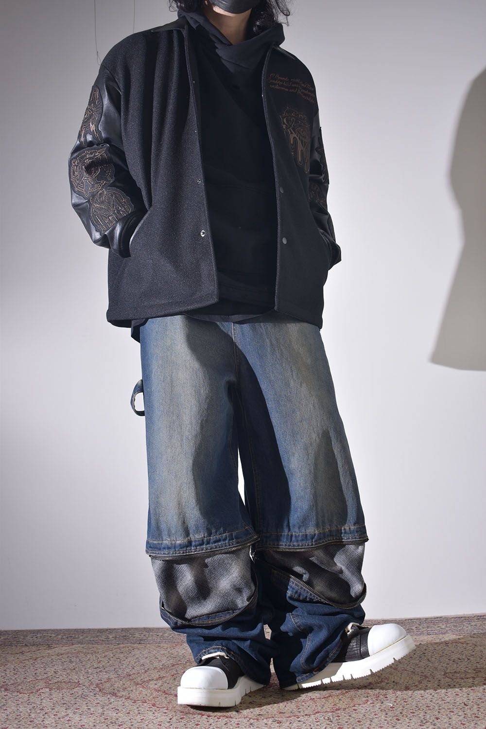 コーチジャケット×デニム