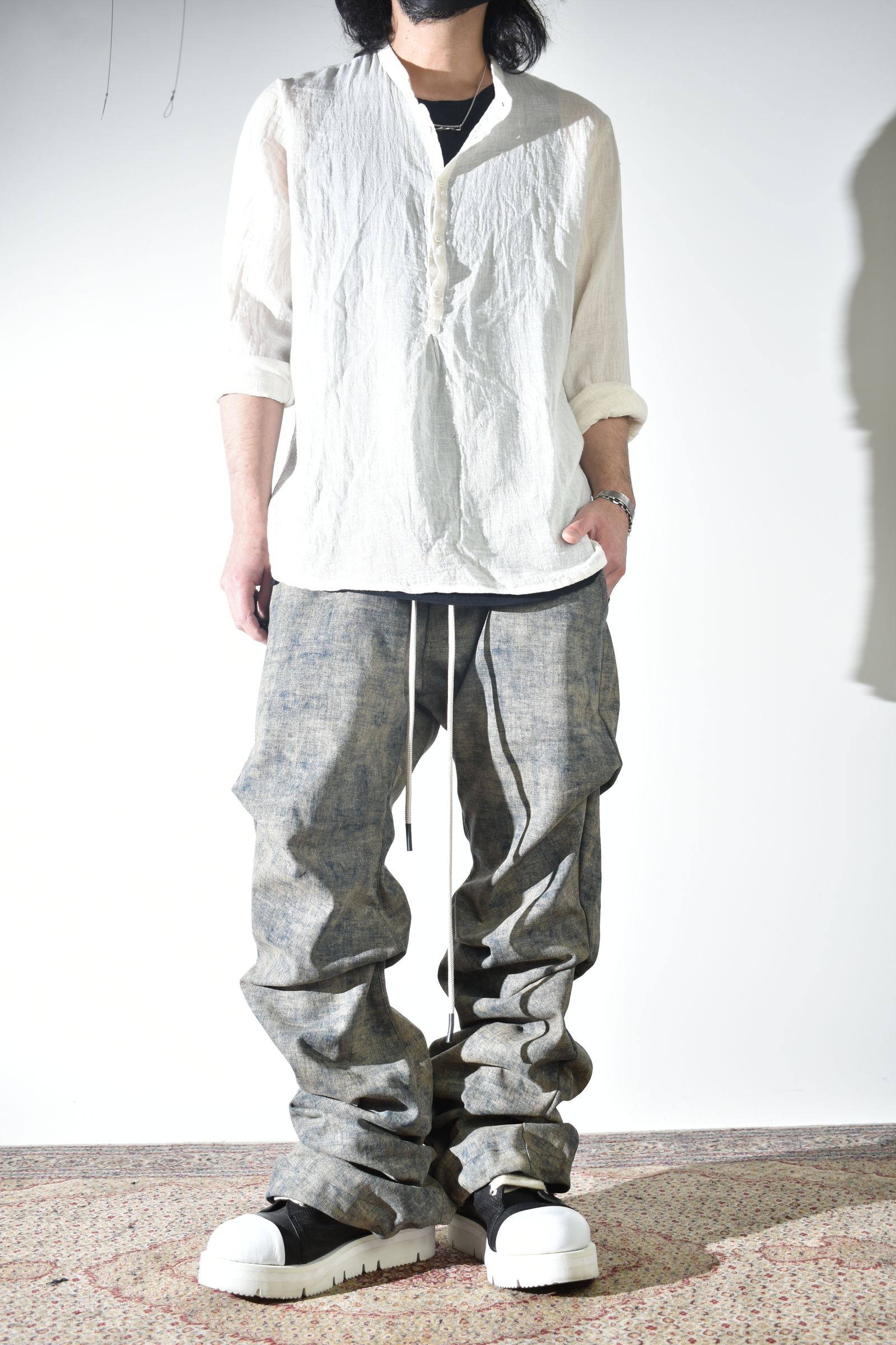 daub 2026SS コットンガーゼ素材のシャツ
