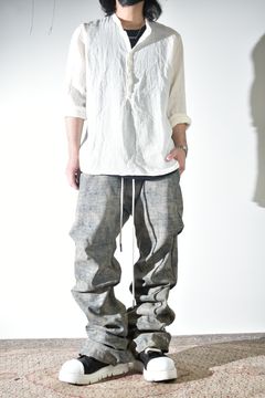 daub 2026SS コットンガーゼ素材のシャツ