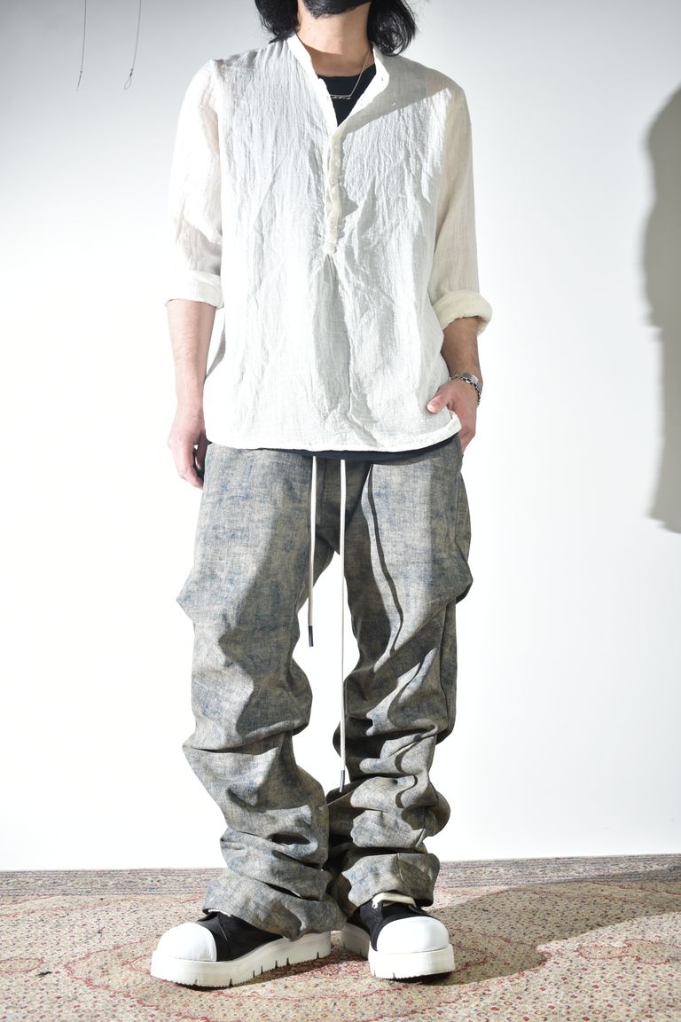 daub 2026SS コットンガーゼ素材のシャツ