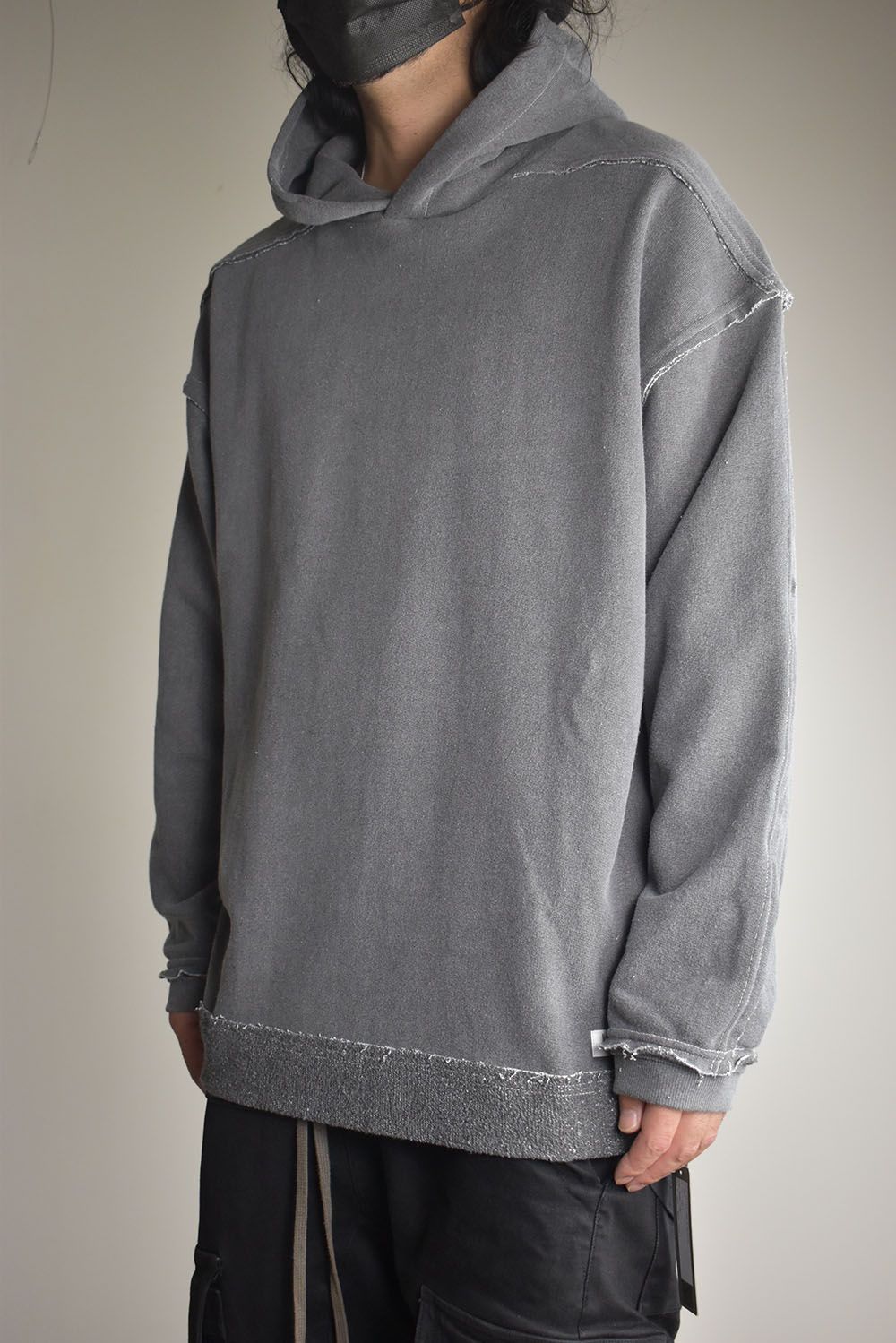 Painter Sweat Pullover Hoodie"Grey" / ピグメントスウェットプルオーバーフーディ"グレー"