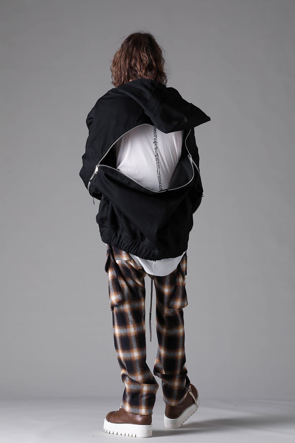 《2026AW先行予約》Denim Zip Hoodie Blouson"Black" / デニムジップフーディブルゾン"ブラック"