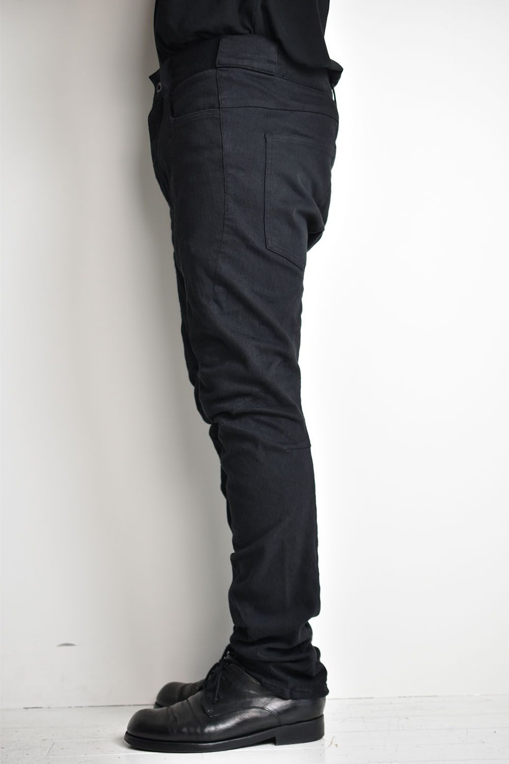 3D Curve Slim pants"Black"/3Dカーブスリムパンツ"ブラック"