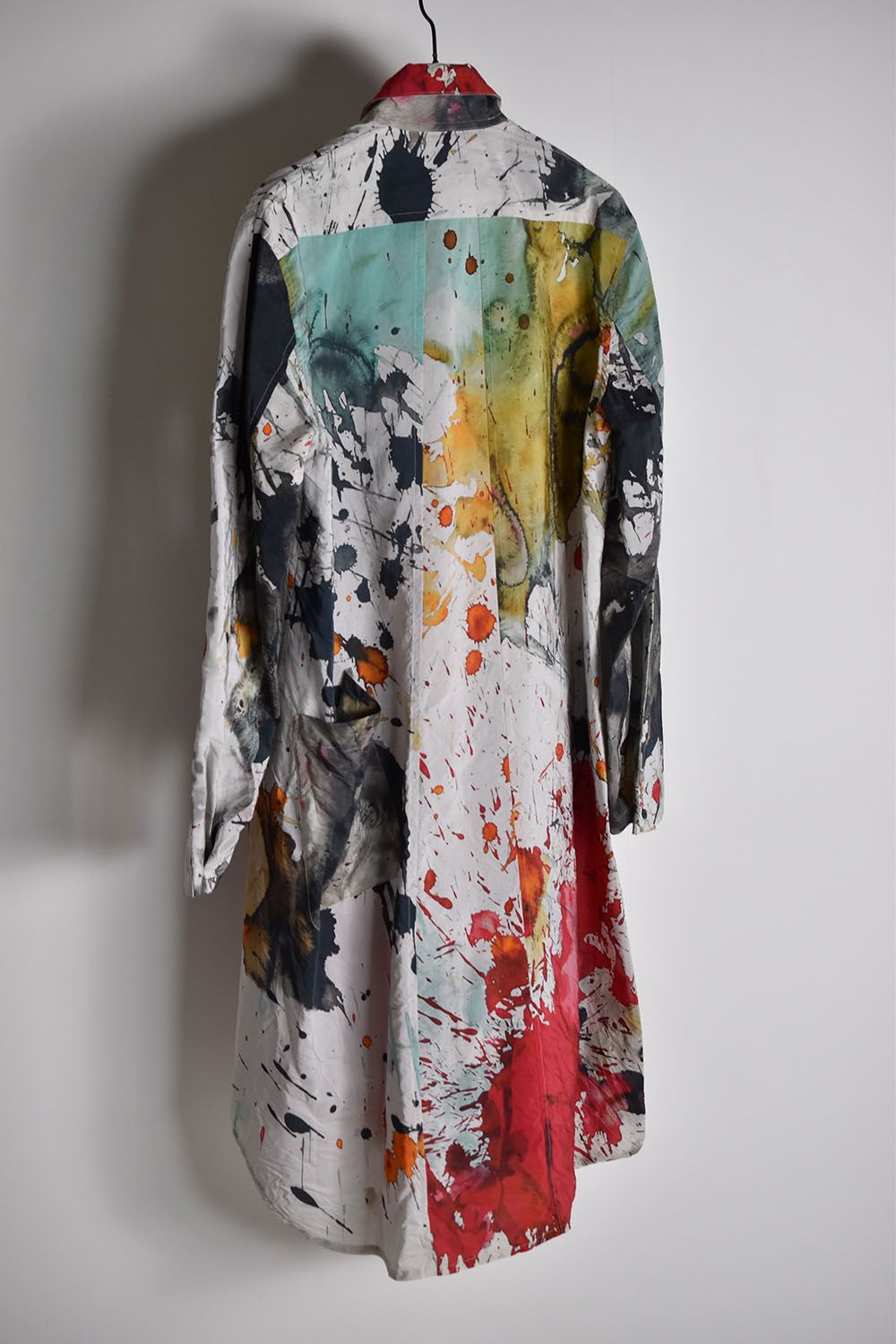 -DISTORTION3-Long Shirts"Color Paint"/ロングシャツ"カラープリント"