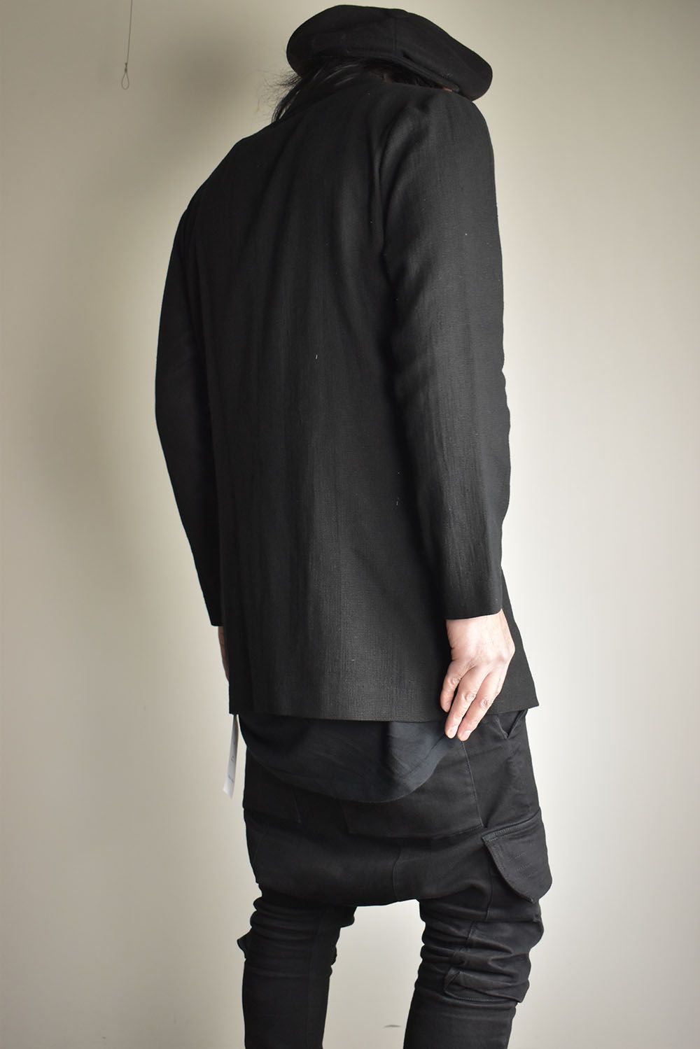 Linen Cotton Jacket"Black" / リネンコットンジャケット"ブラック"