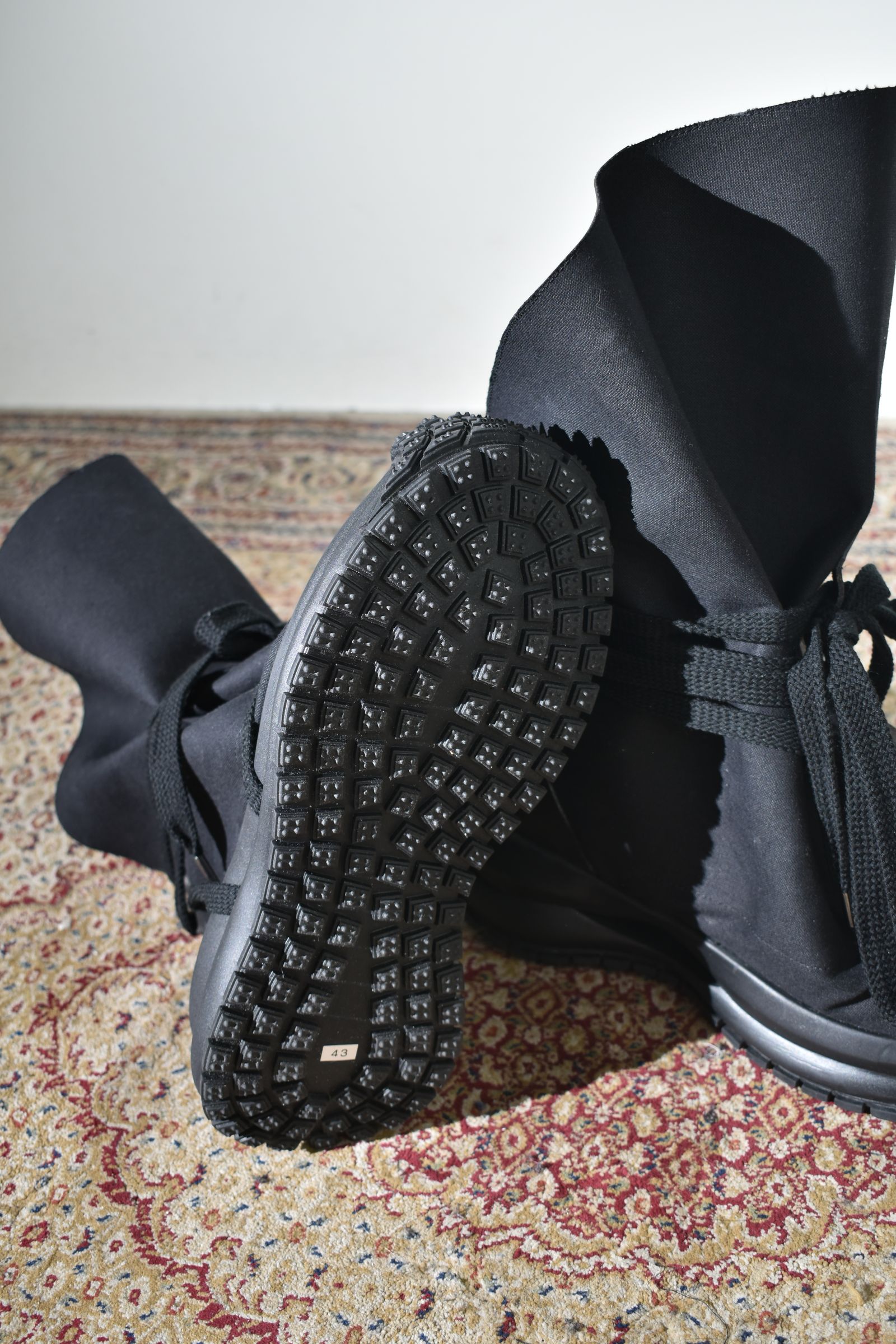 Magarimono collabo Sack Boots"Black" / MAGARIMONO コラボ サックブーツ"ブラック"