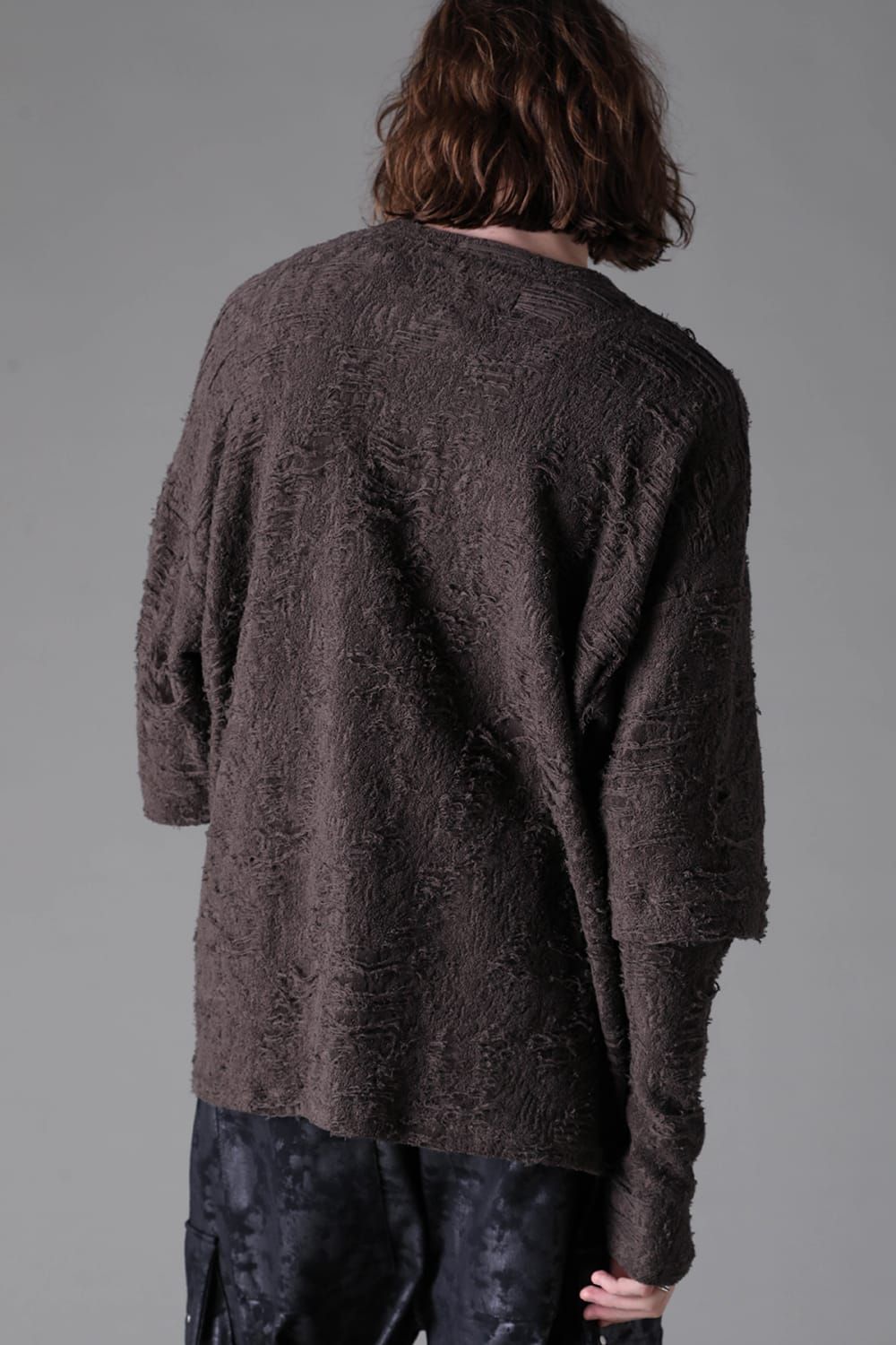 《2026AW先行予約》Layerd Long Sleeve"Black / Khaki" / レイヤードロングスリーブ"ブラック/カーキ"