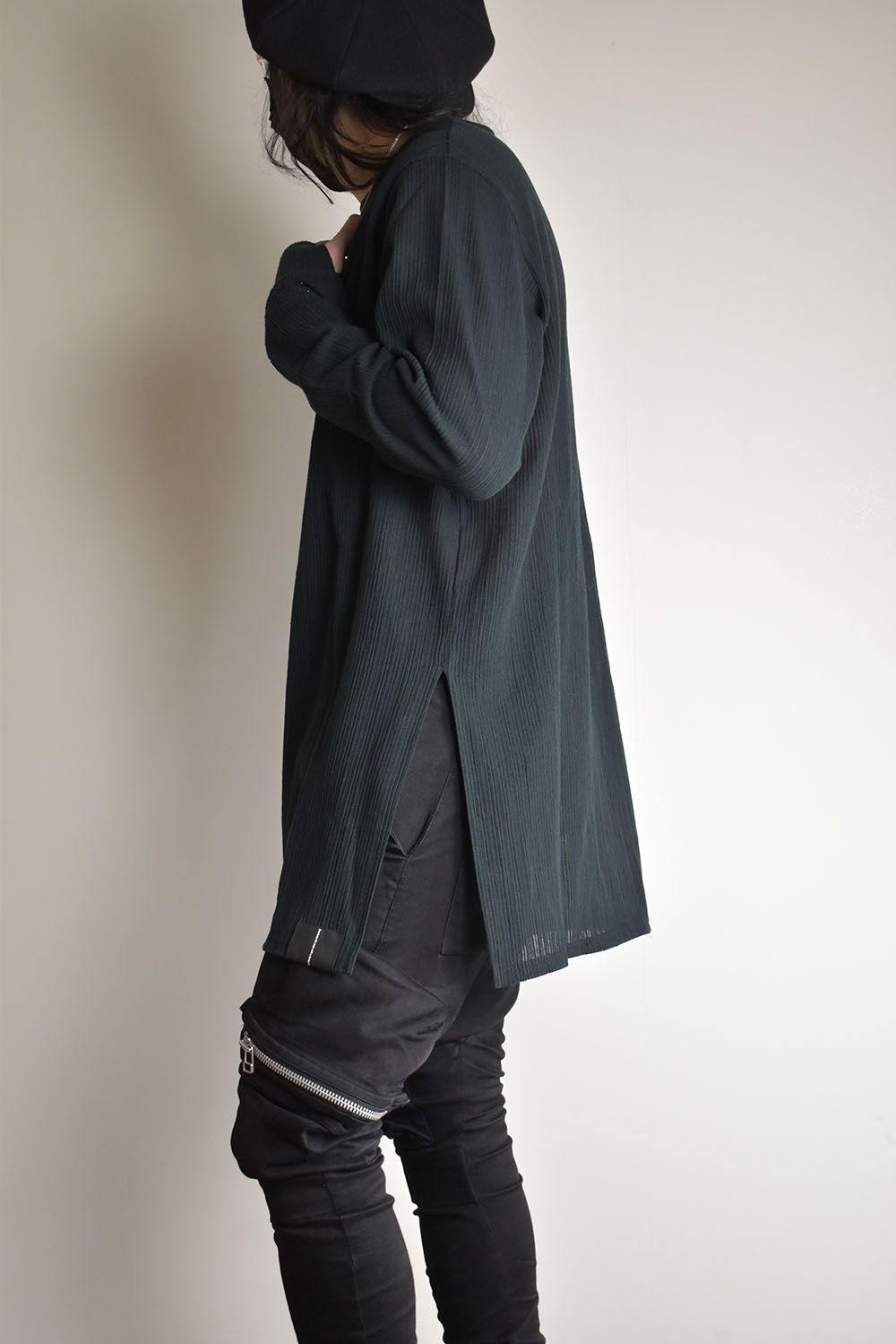 Base Layer Round Neck"Black"/ベースレイヤーラウンドネック"ブラック"