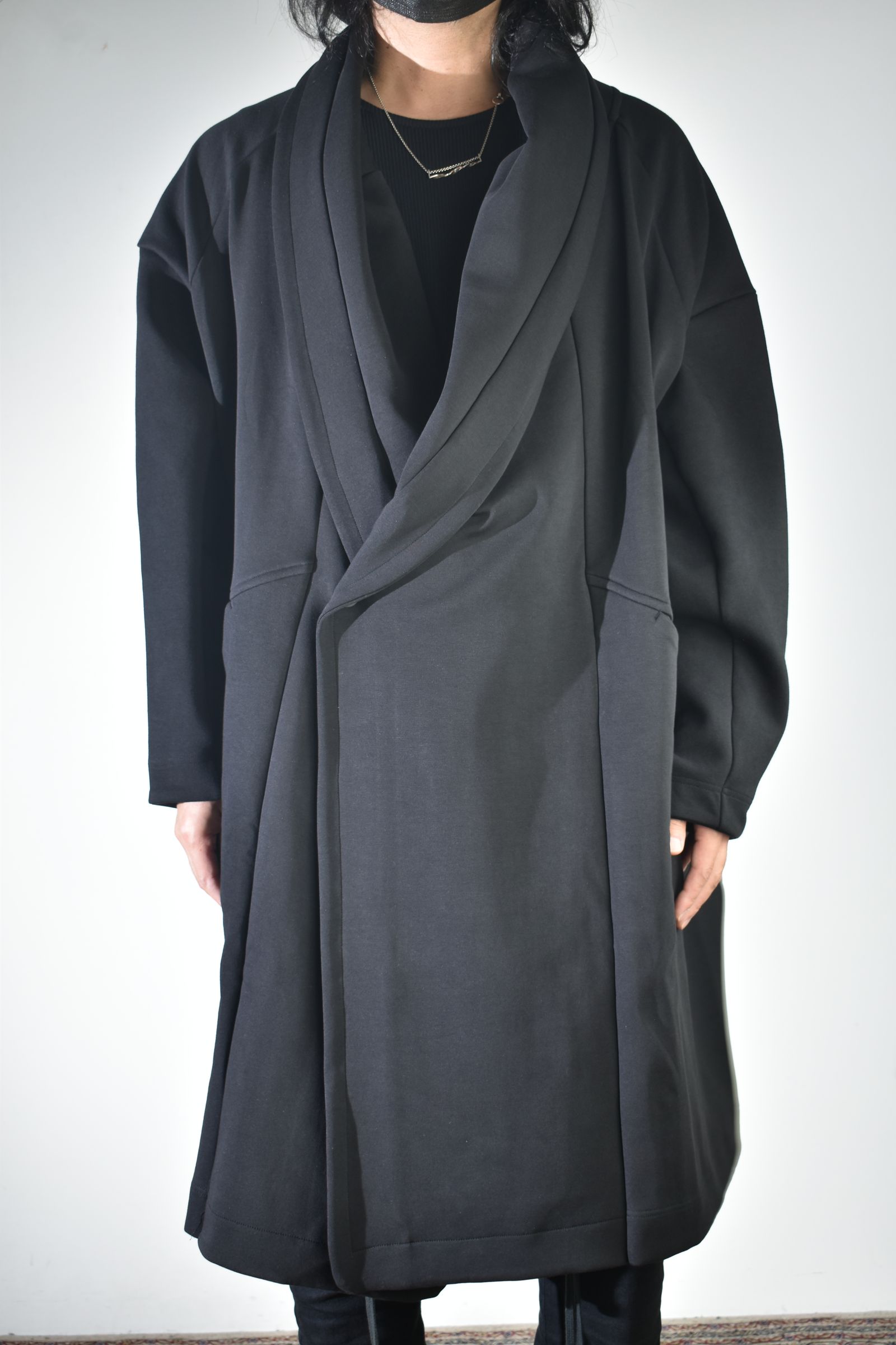 Rap Jersey Coat "Black" / ラップジャージーコート"ブラック"