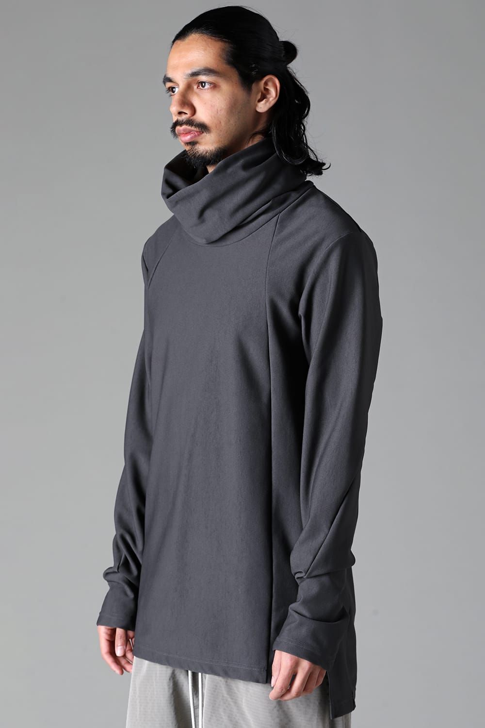 《2025AW先行予約》Thermal High Neck Top"Black / Grey"/サーマルハイネックトップ"ブラック/グレー"